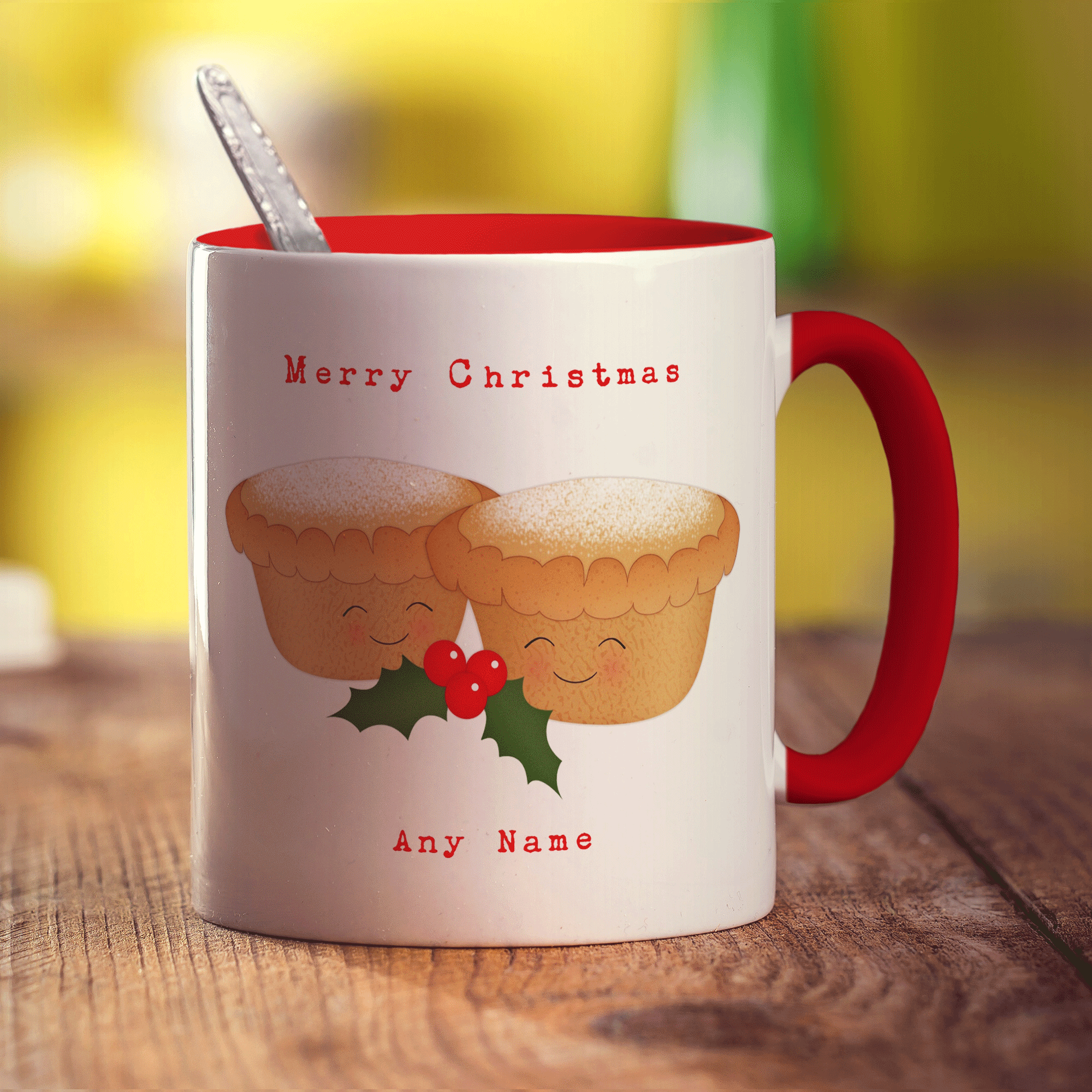 Mince Pie Personalised Mug