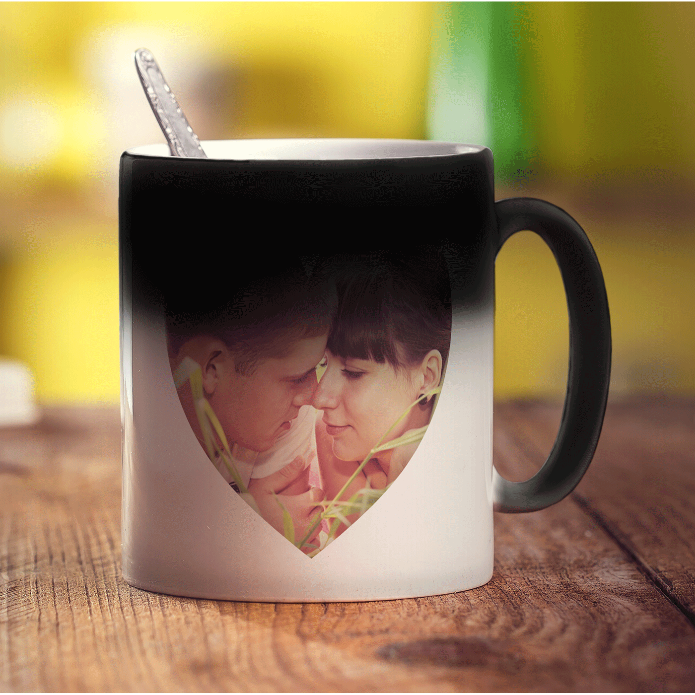 Heart Shaped Photo Mug