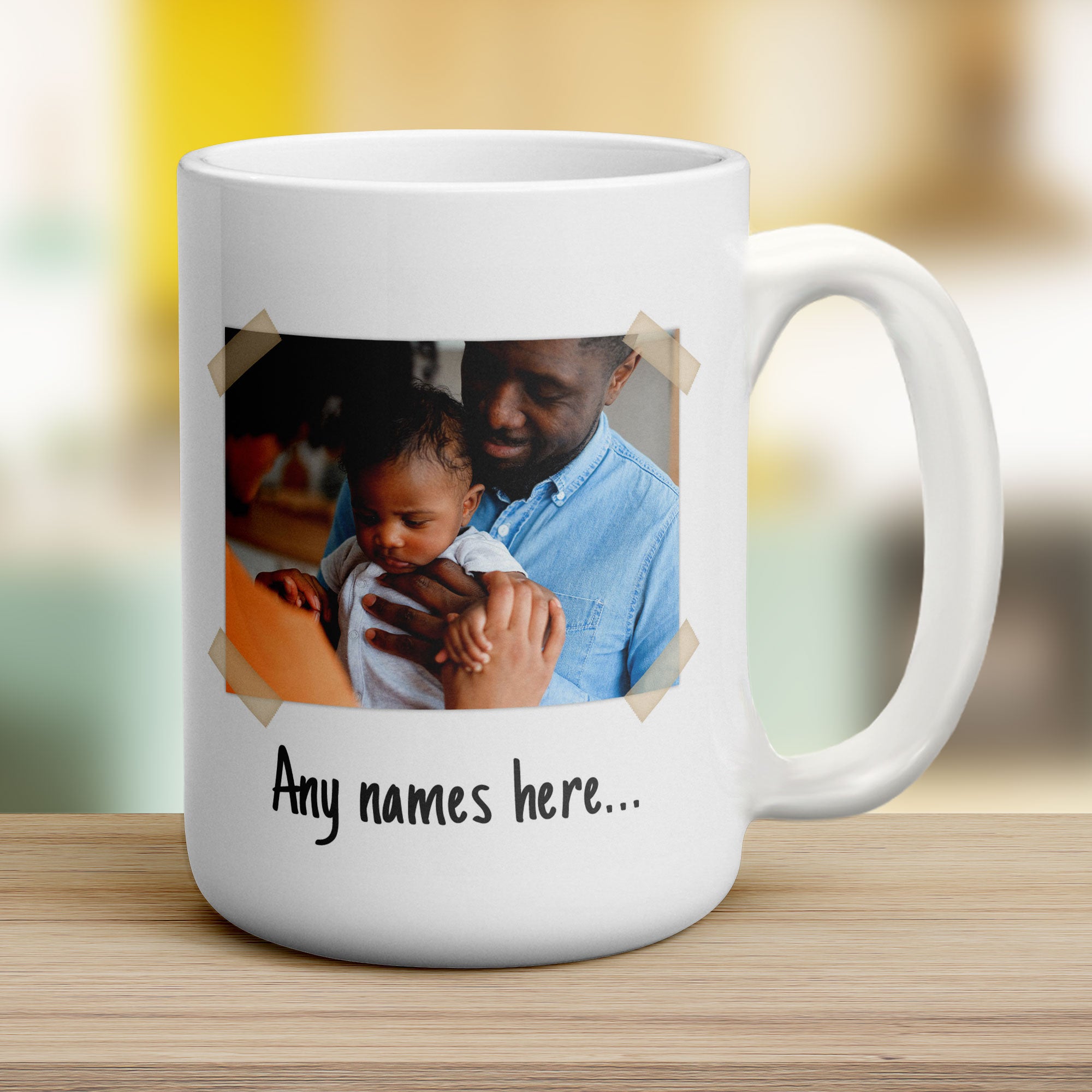 Scrapbook Style Photo Mug