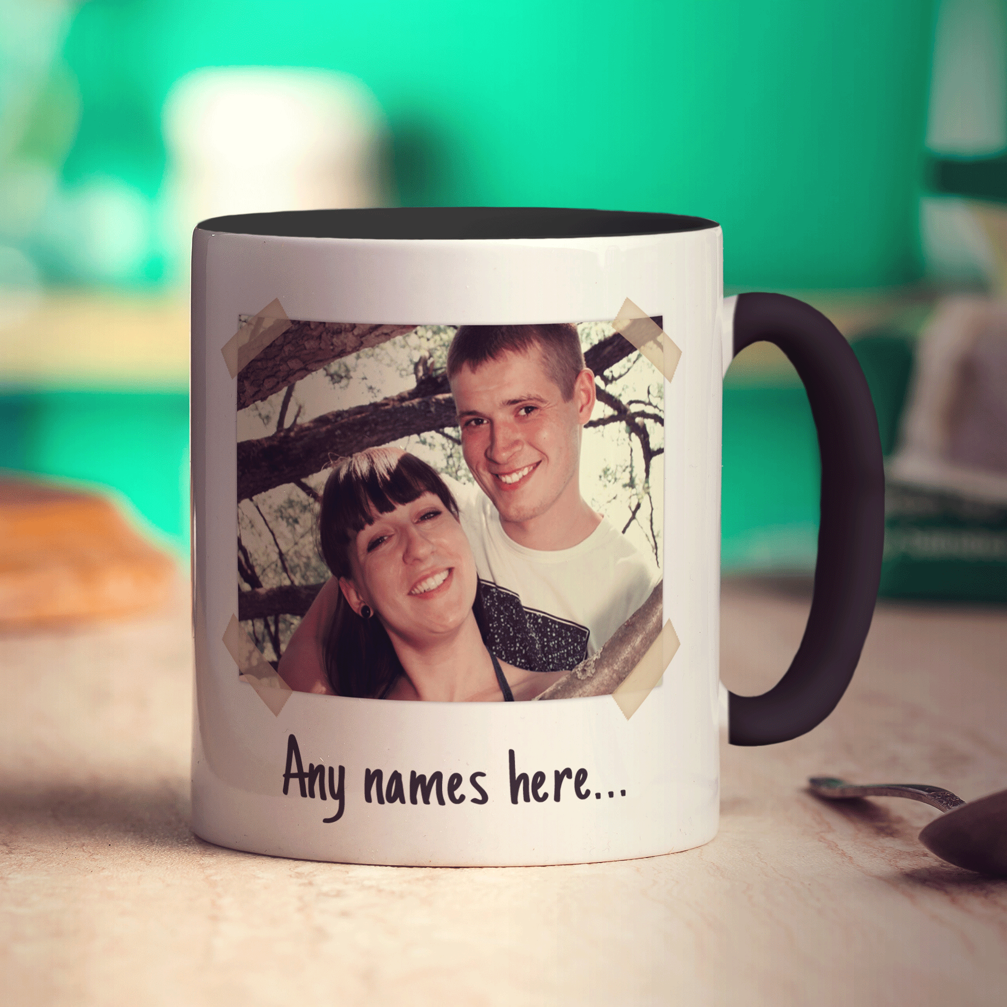 Scrapbook Style Photo Mug