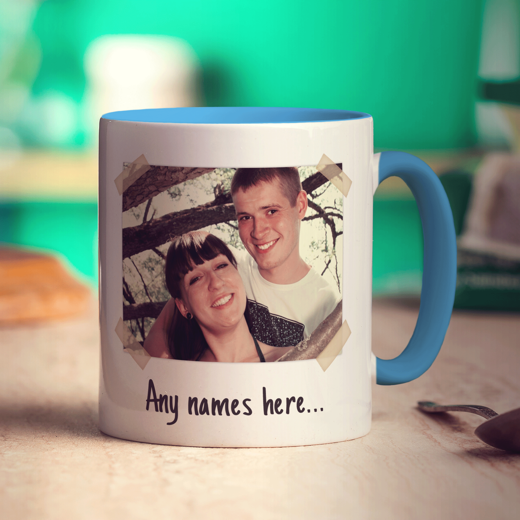 Scrapbook Style Photo Mug