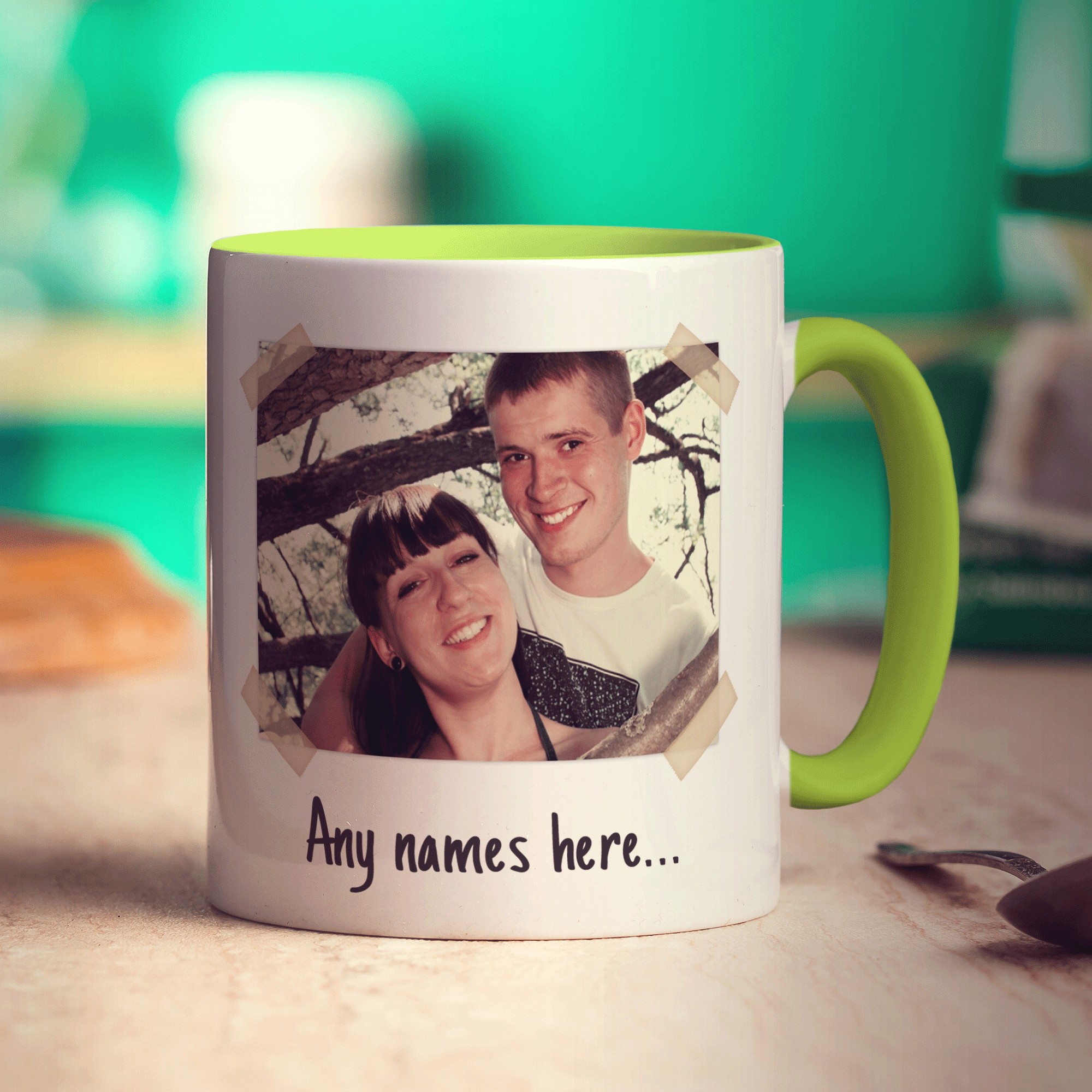 Scrapbook Style Photo Mug