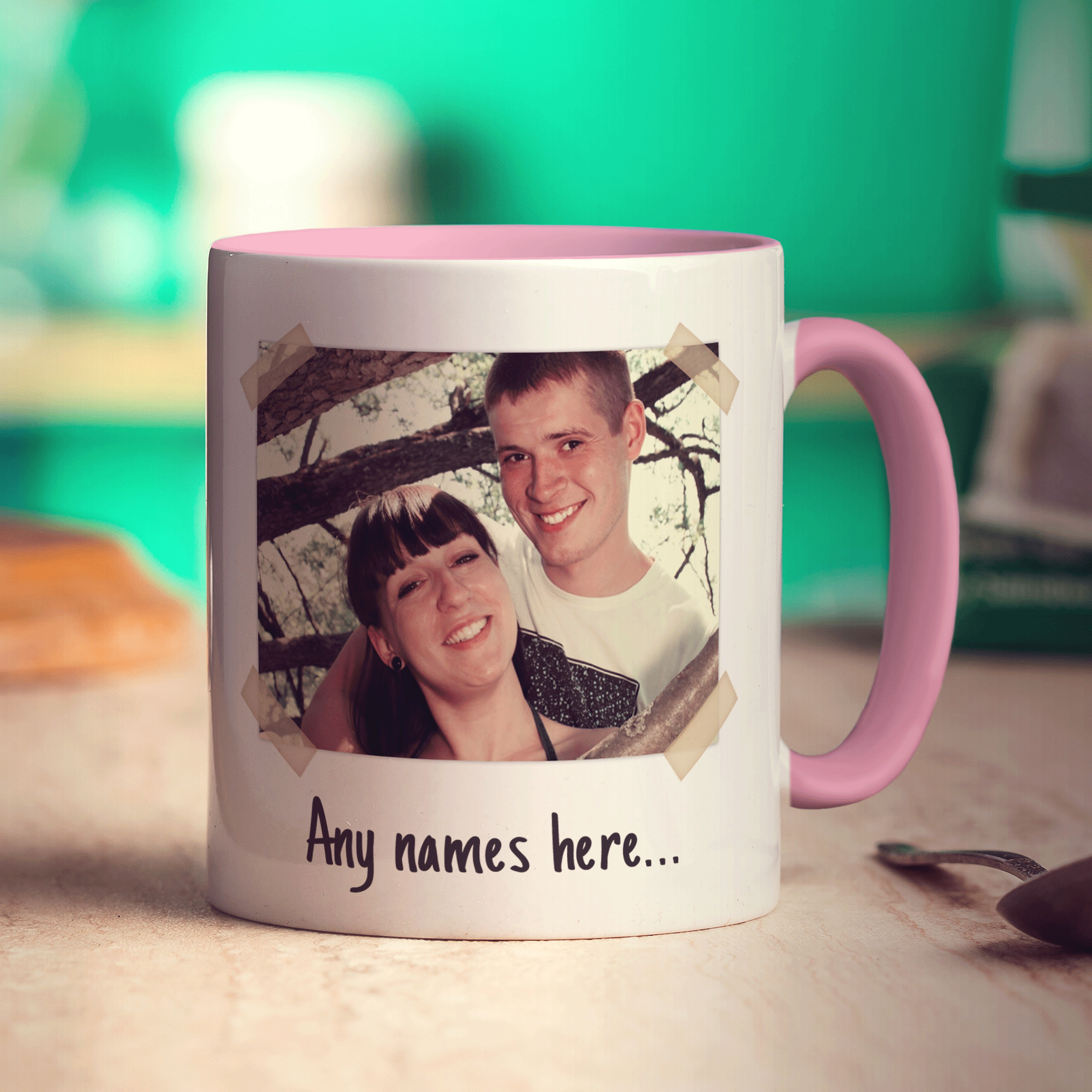 Scrapbook Style Photo Mug
