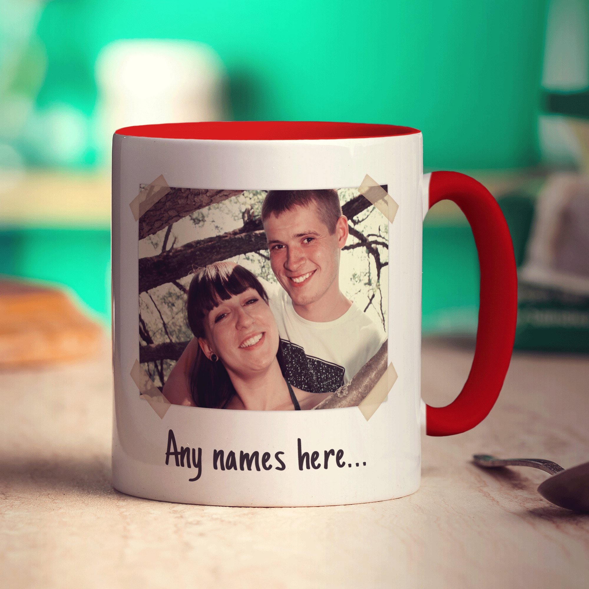 Scrapbook Style Photo Mug