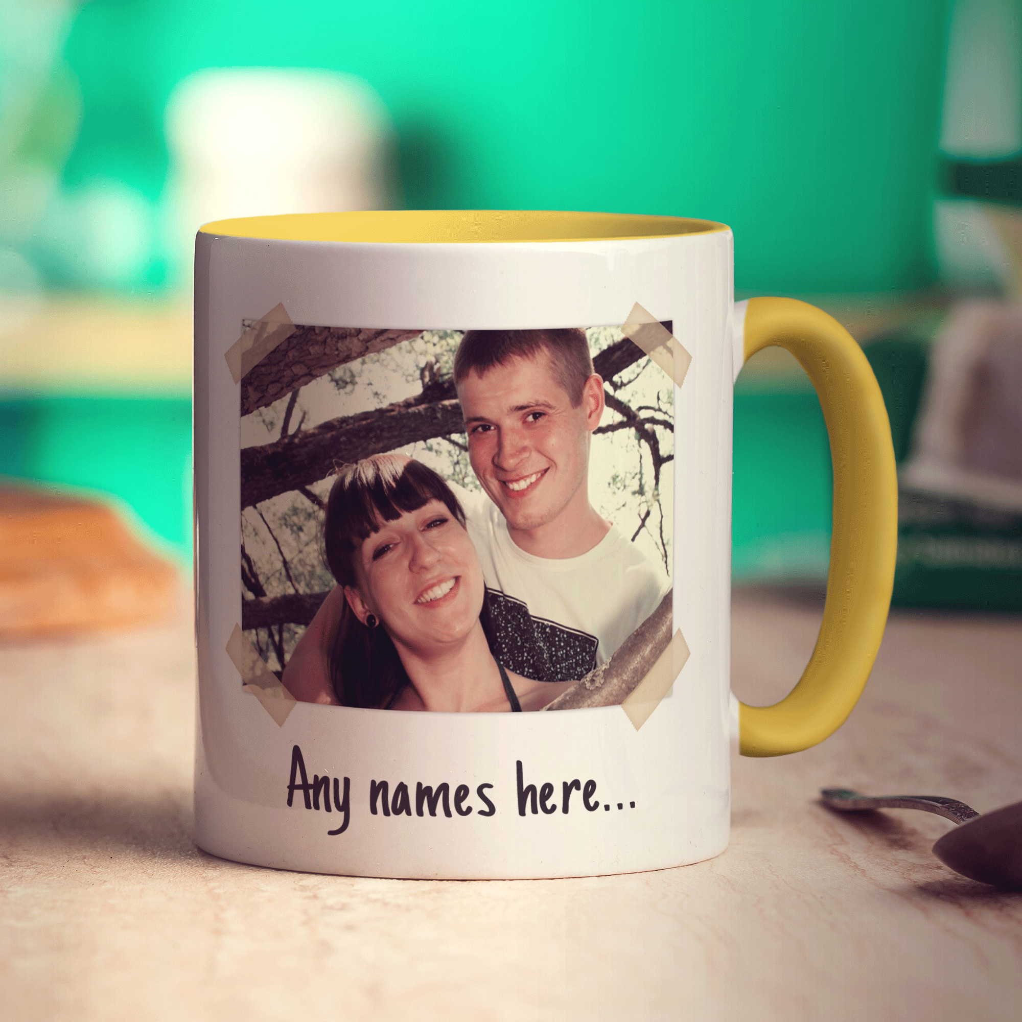 Scrapbook Style Photo Mug