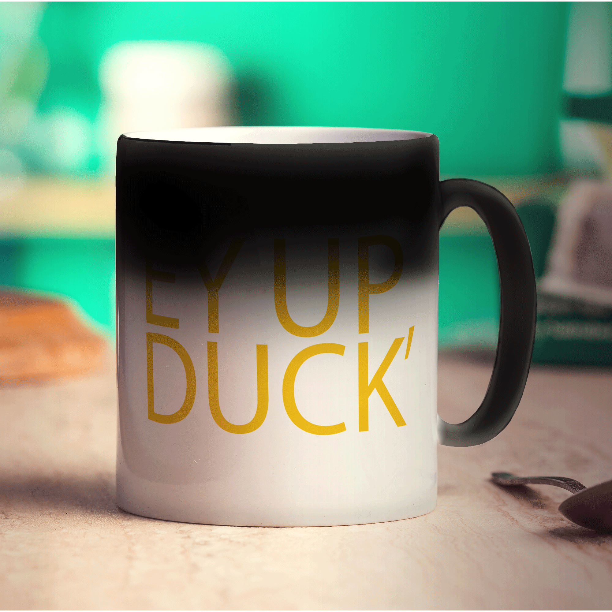 Personalised Mug - 'Ey Up Duck' - Standard 330ml (11oz) / Magic Mug