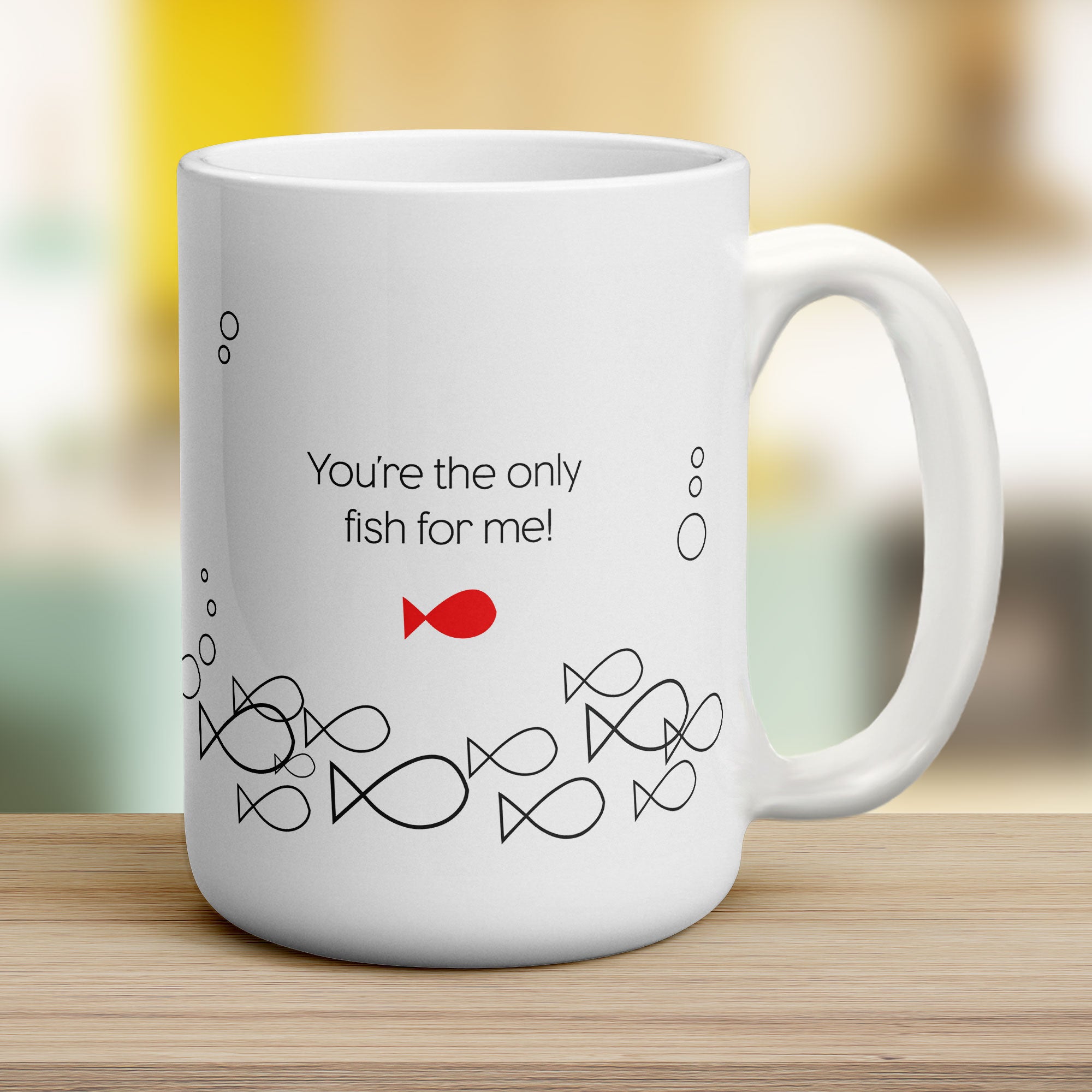 Only Fish For Me' Name Mug