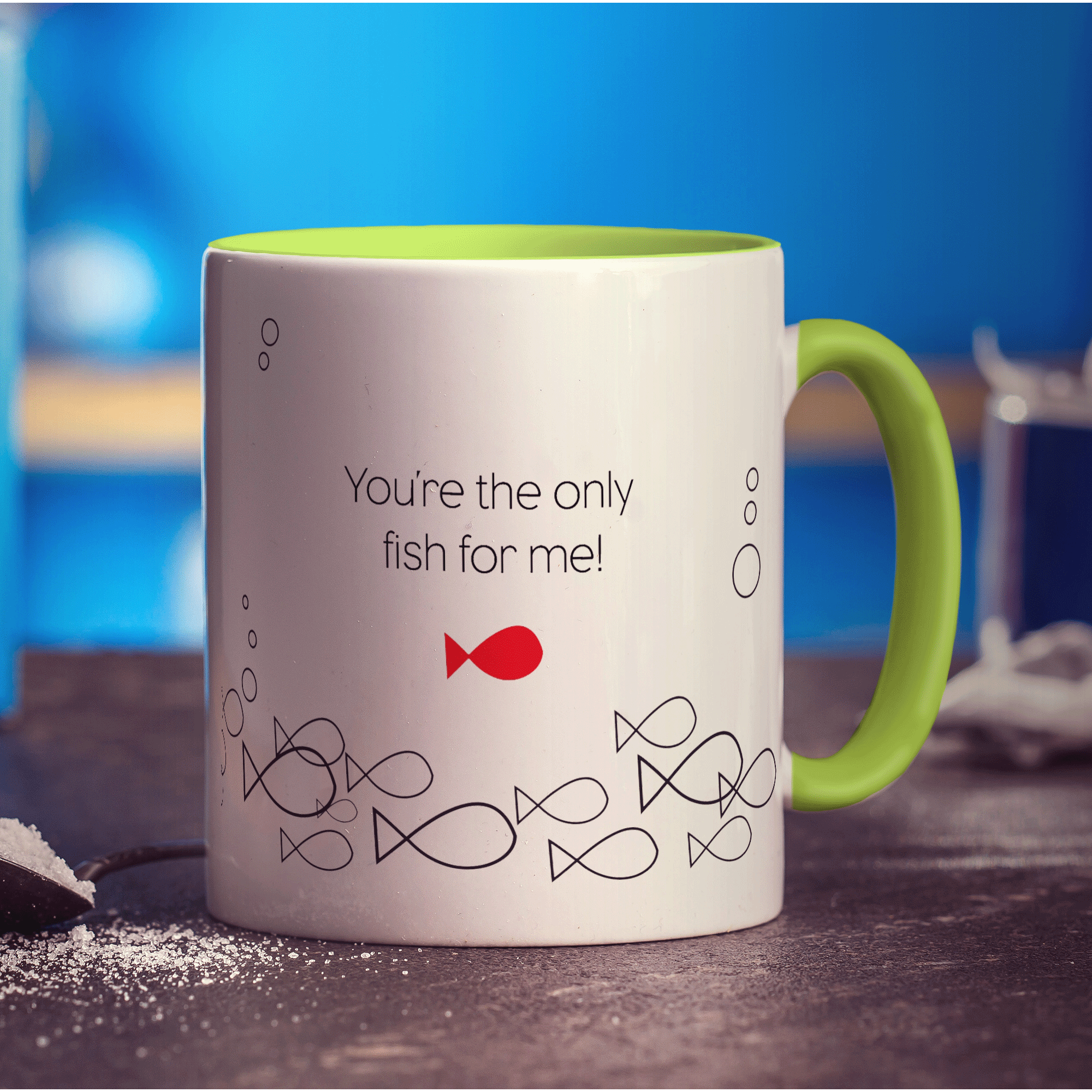 Only Fish For Me' Name Mug