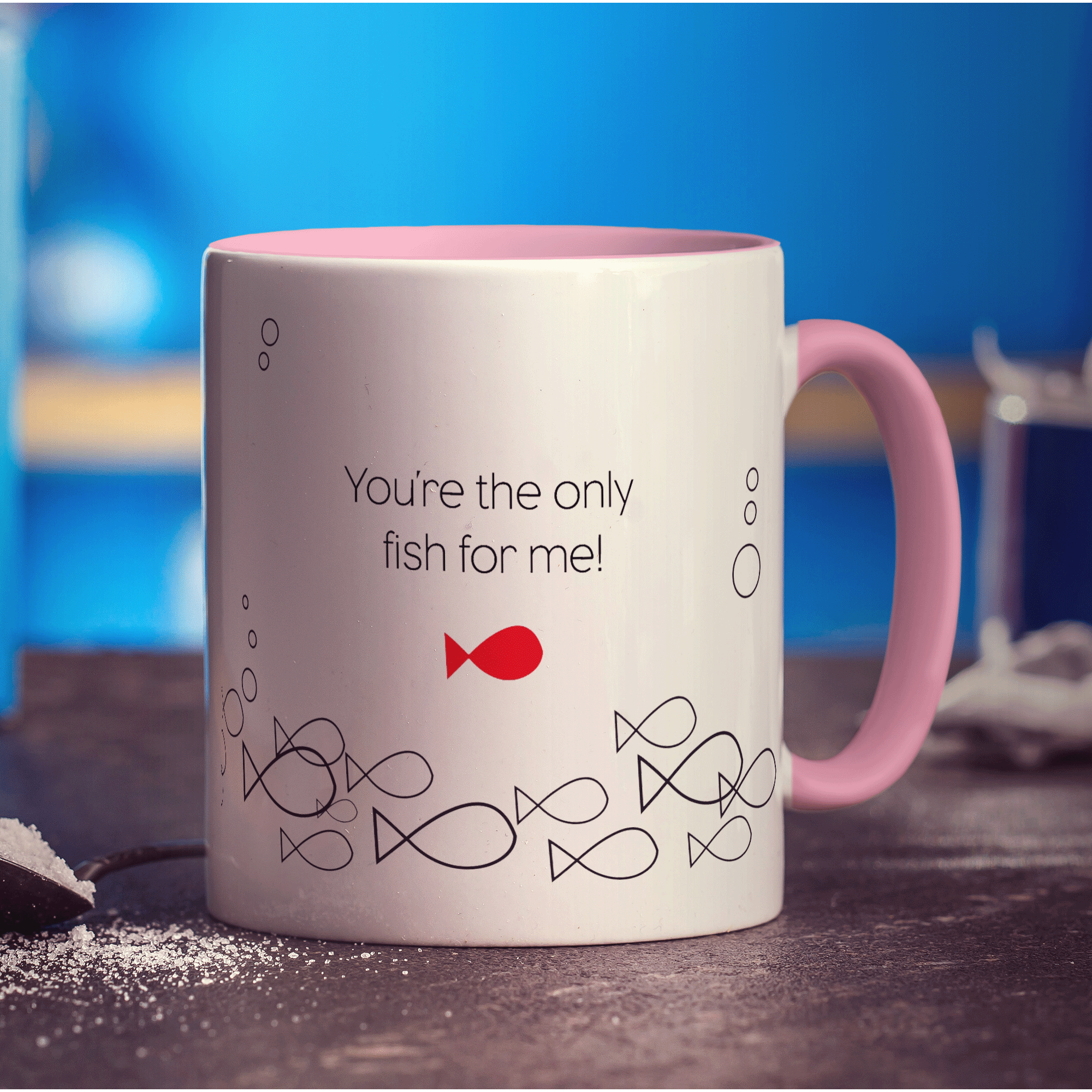 Only Fish For Me' Name Mug