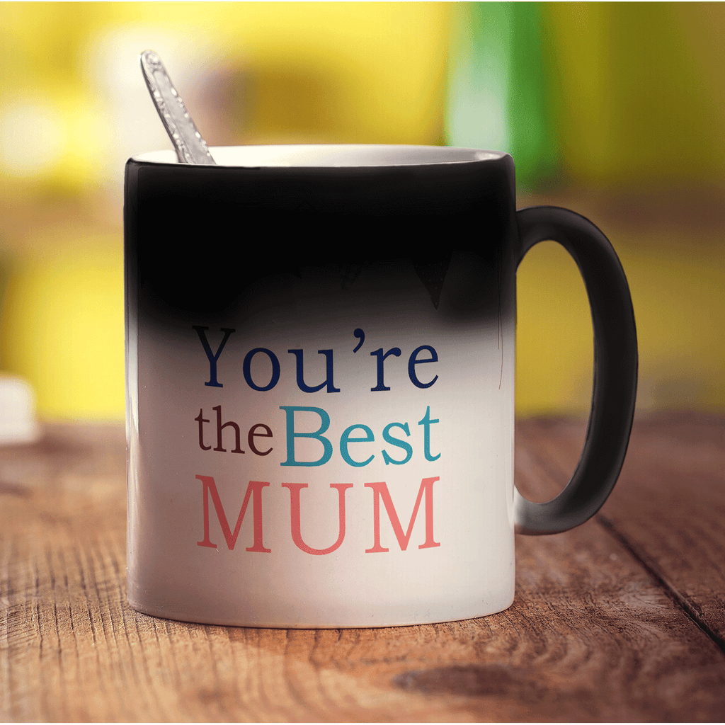 Bunting "Best Mum" Photo Mug - Standard 330ml (11oz) / Magic Mug