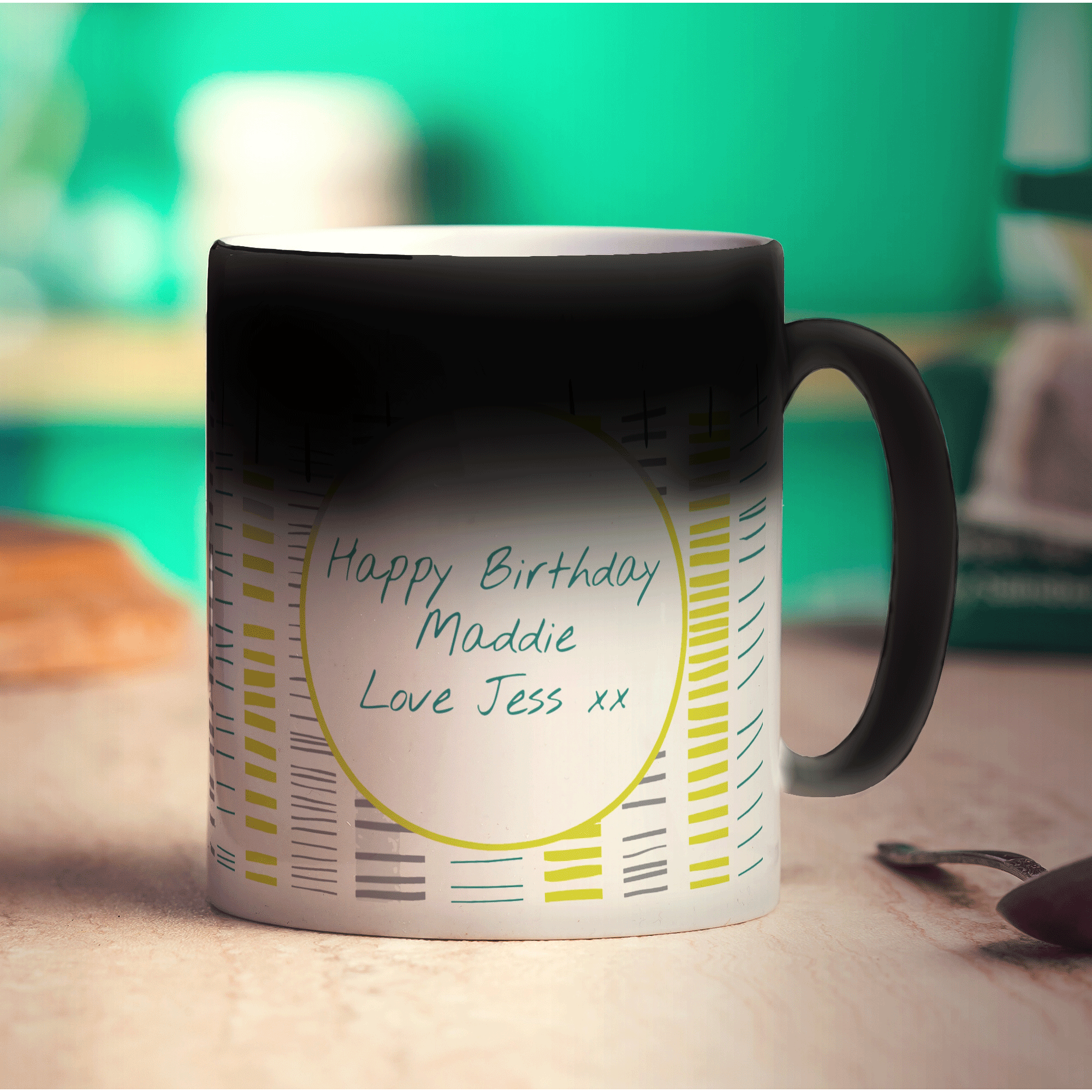 Birthday Candles Mug by Charlotte Street - Standard 330ml (11oz) / Magic Mug