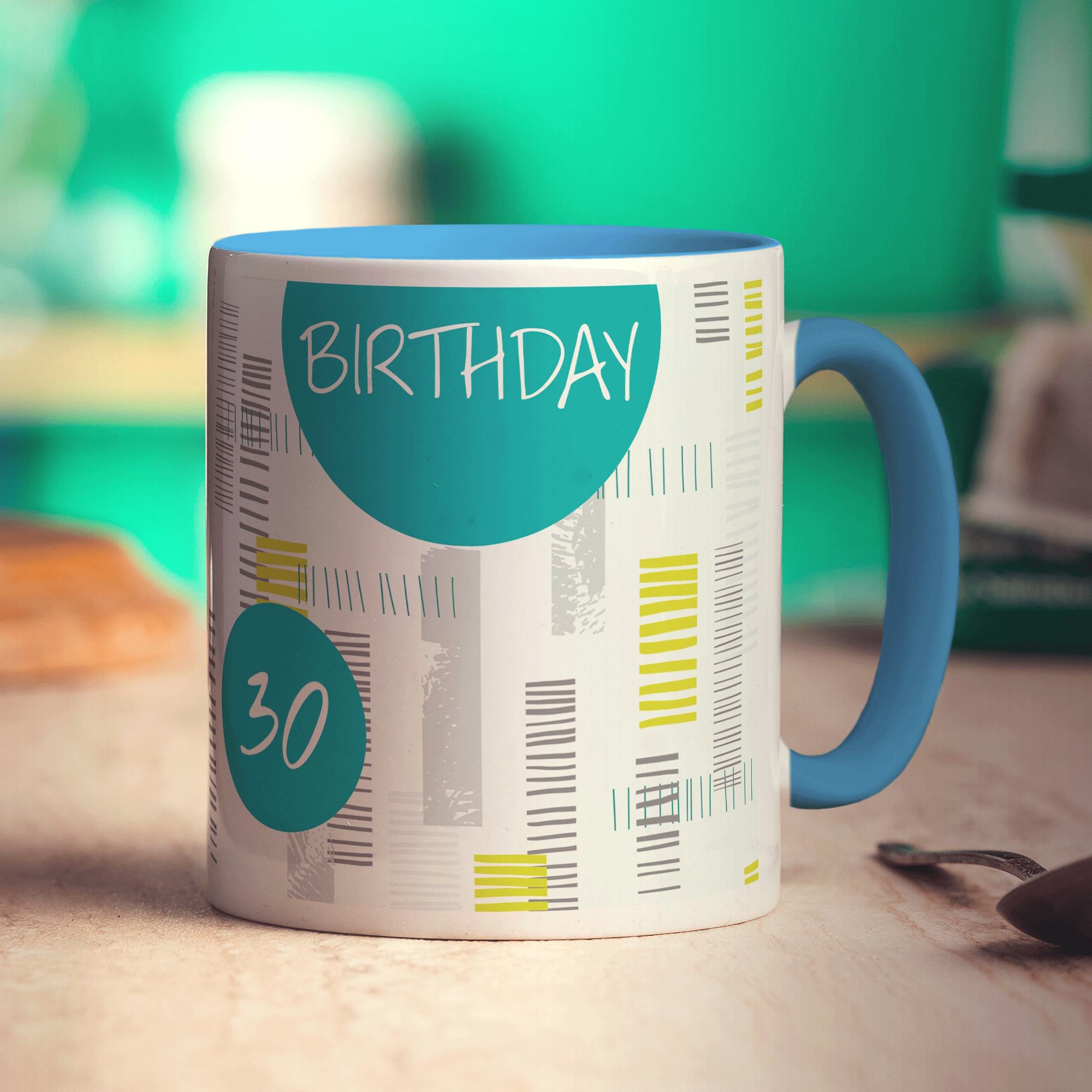 Birthday Name Mug by Charlotte Street