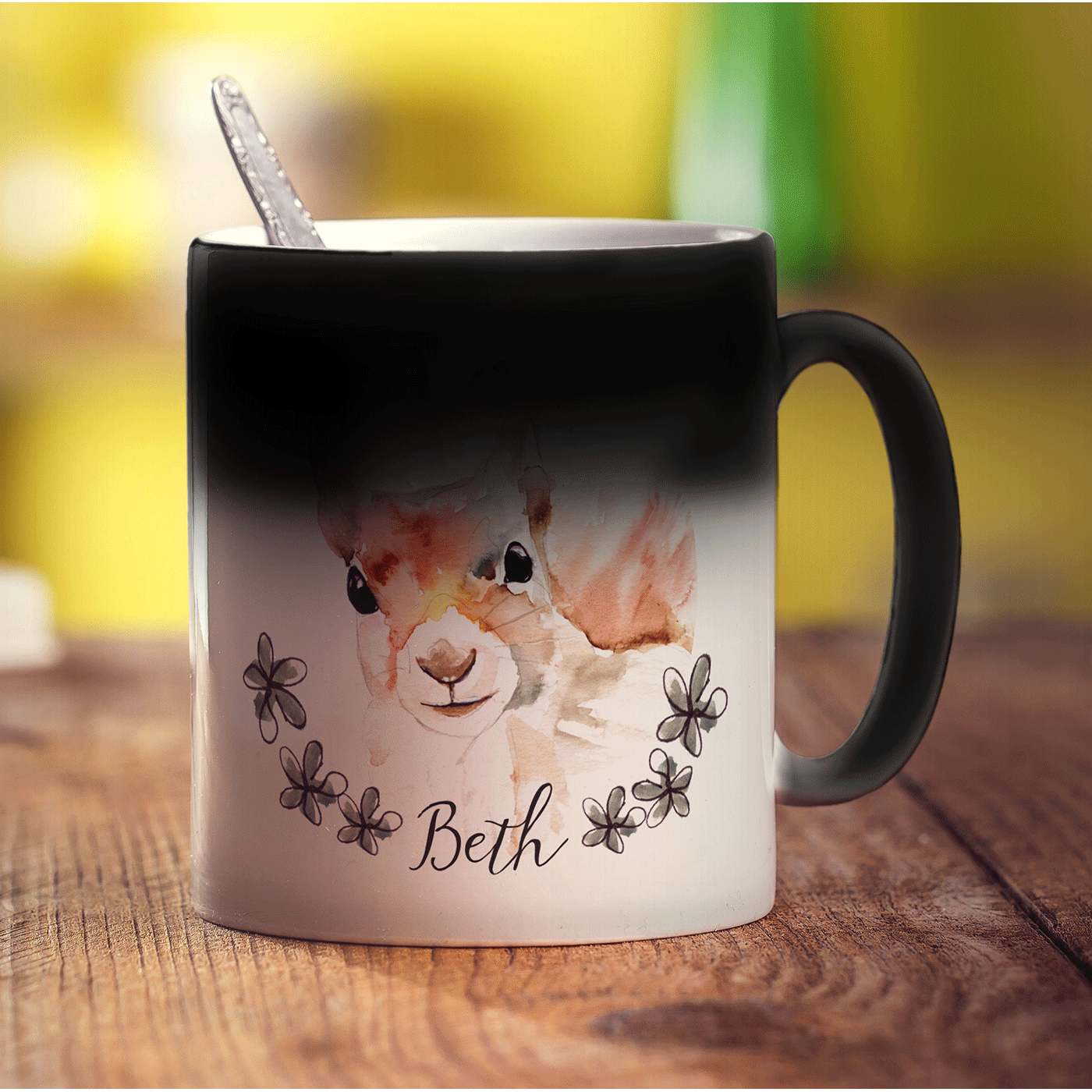 Watercolour Squirrel Mug by Harriet Perkins