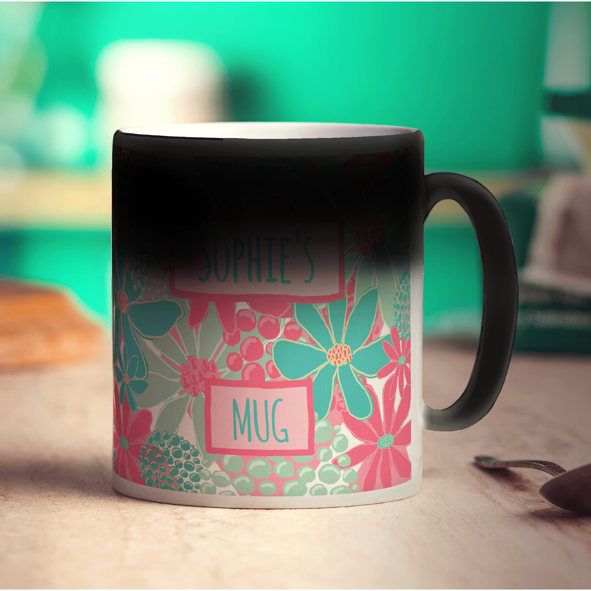 Pretty Floral Name Mug by Sophie Rawlings