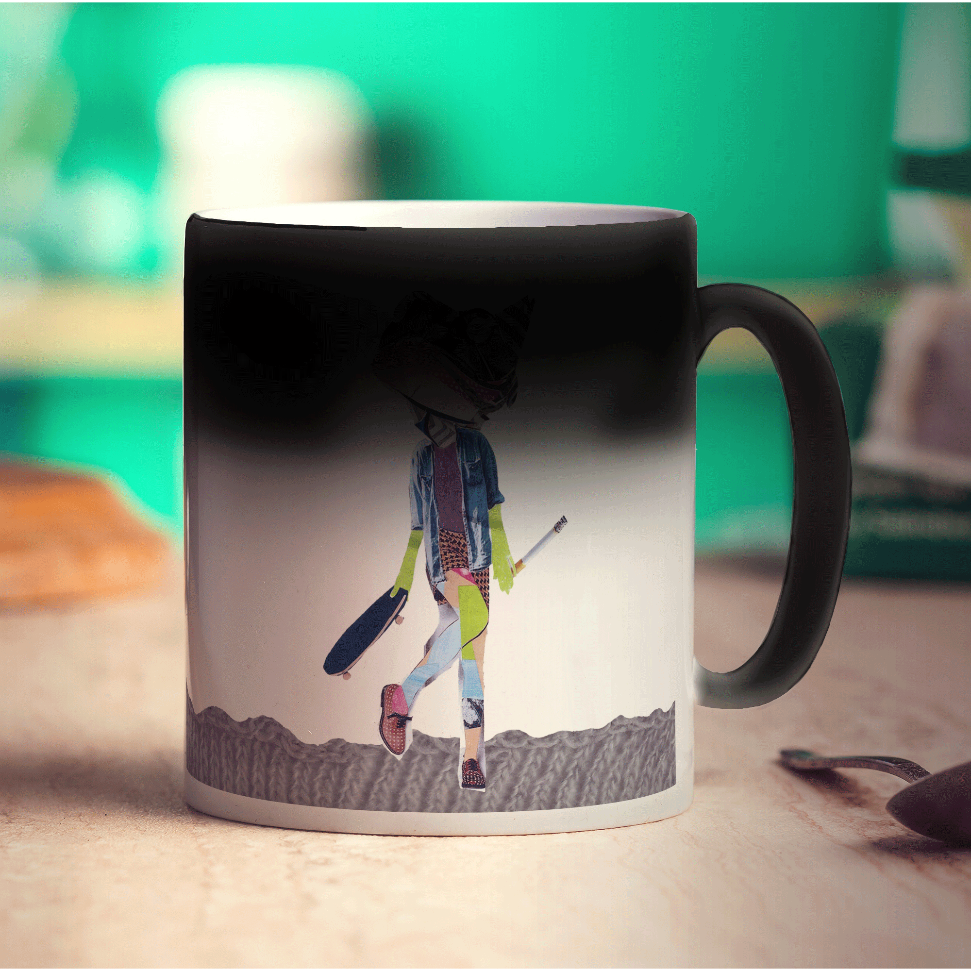 Party Frog Mug by Zoe Spry - Standard 330ml (11oz) / Magic Mug