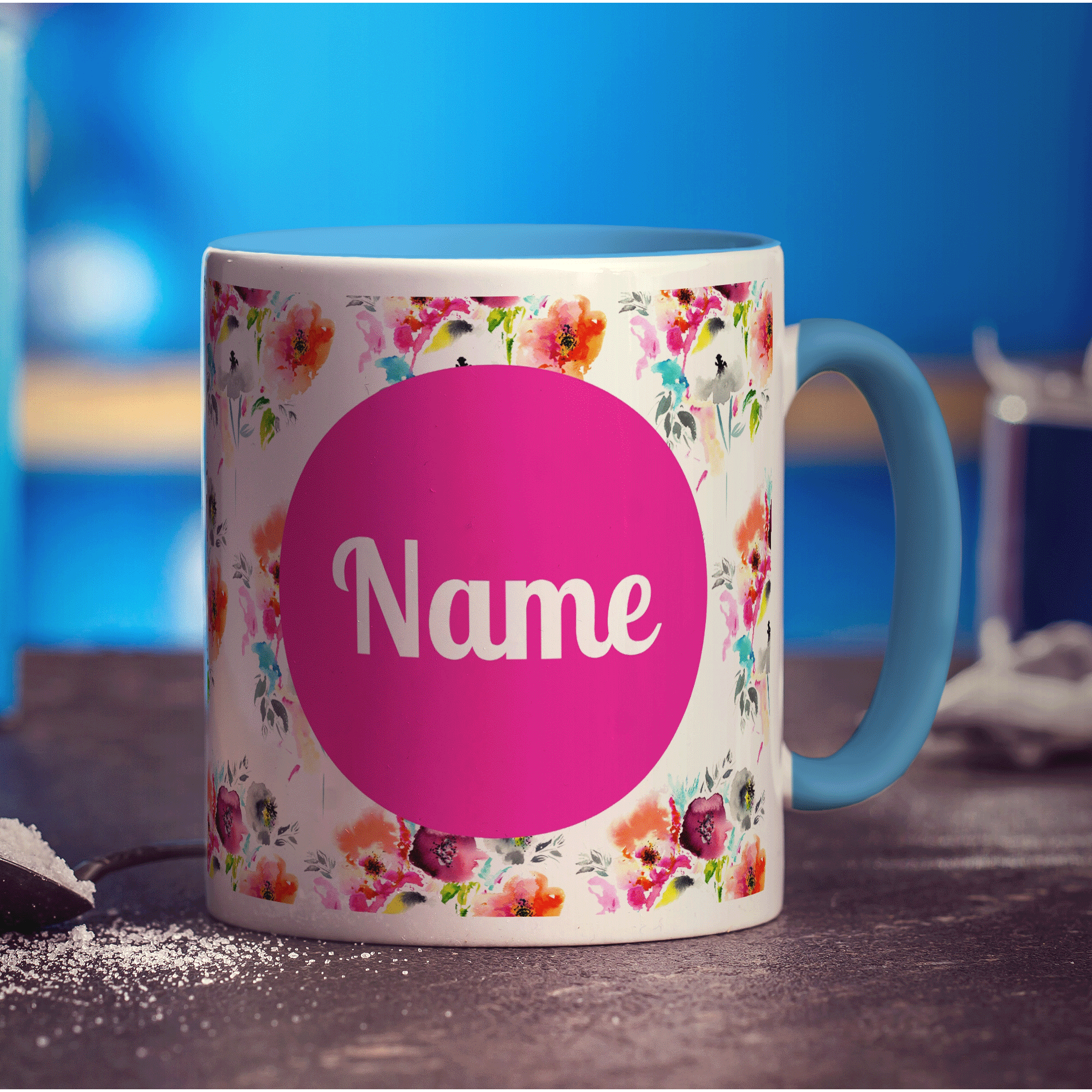 Watercolour Floral Mug by Jessica Peppin