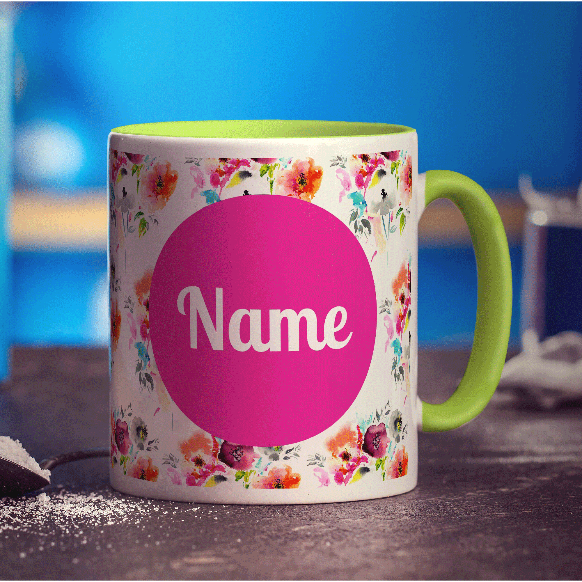 Watercolour Floral Mug by Jessica Peppin