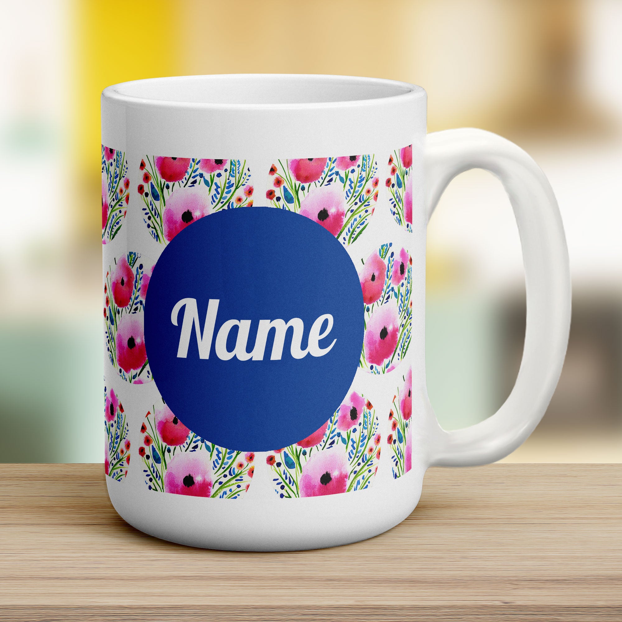 Poppy Name Mug by Jessica Peppin