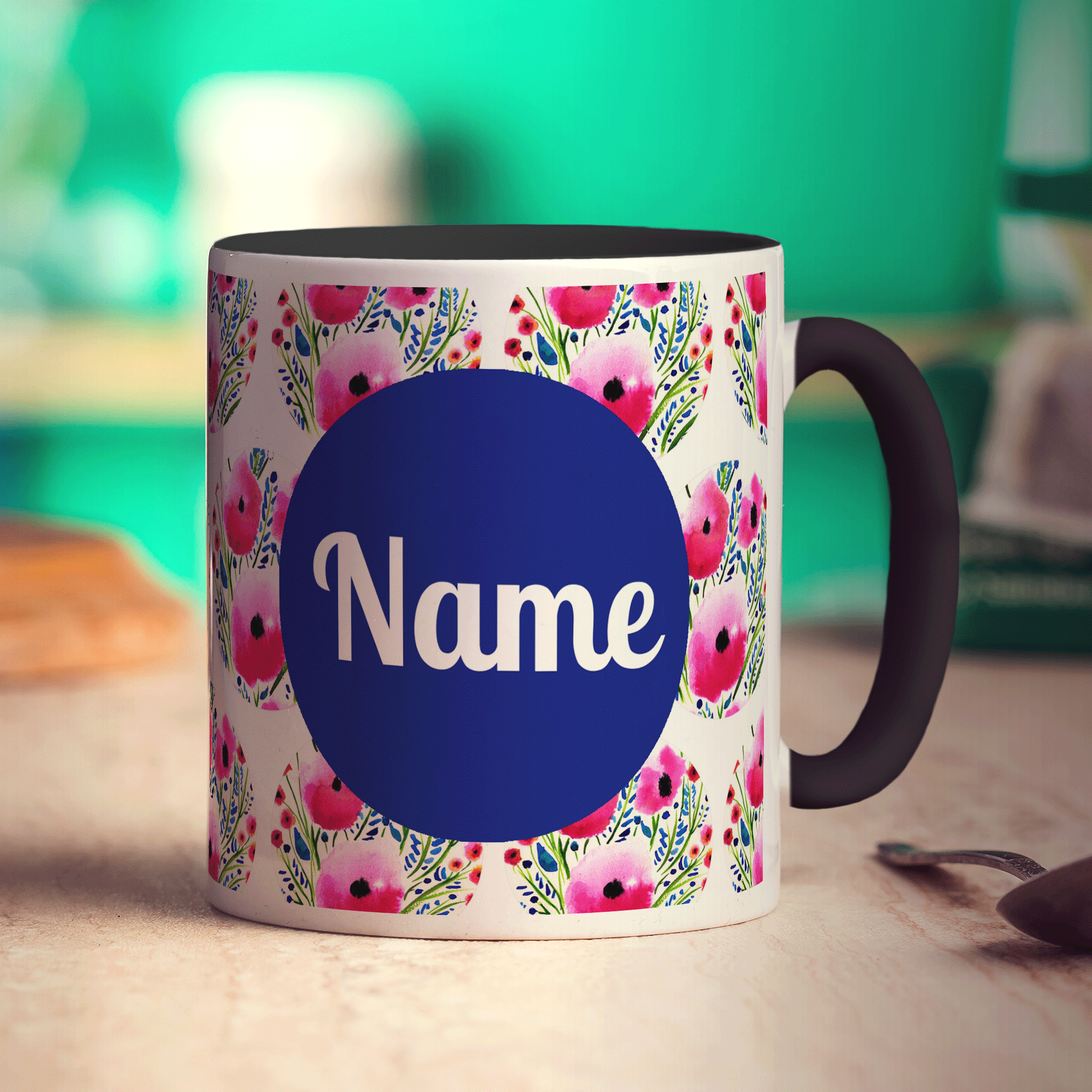 Poppy Name Mug by Jessica Peppin