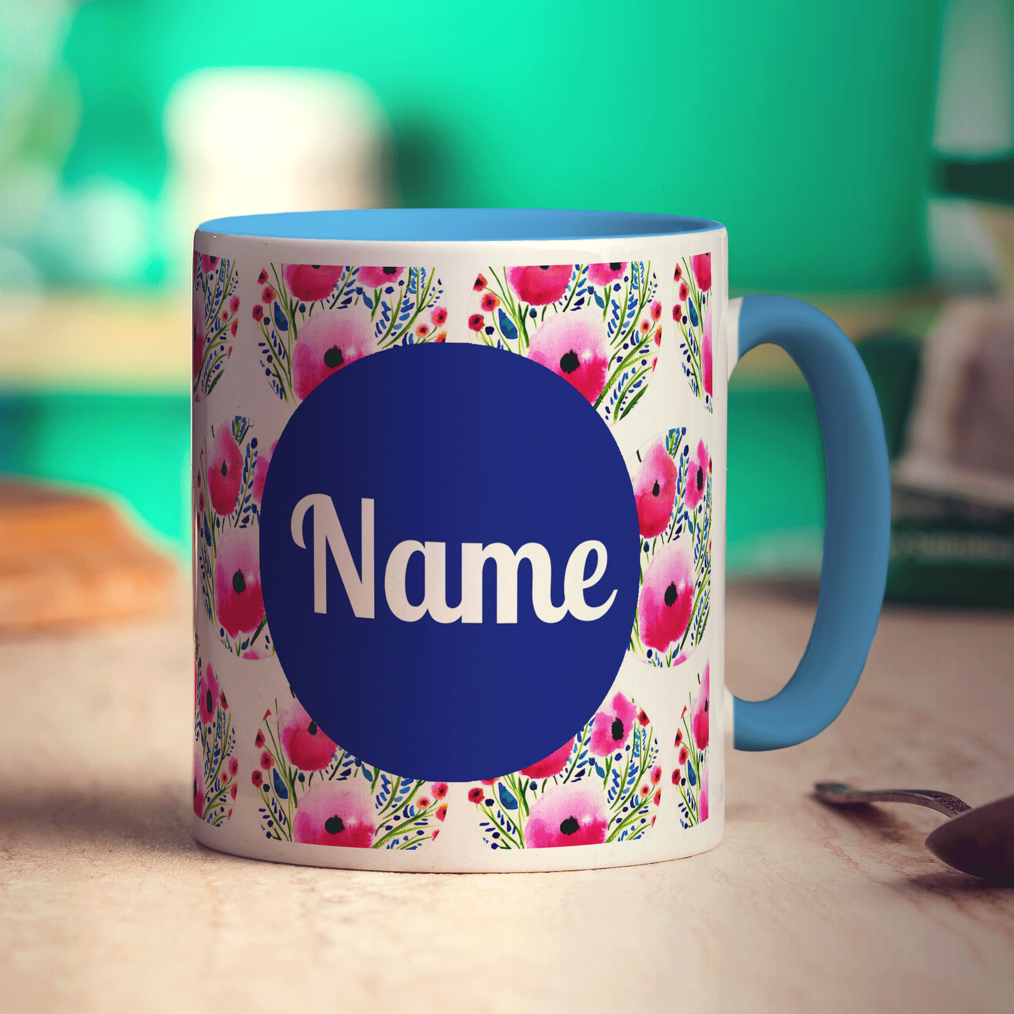 Poppy Name Mug by Jessica Peppin