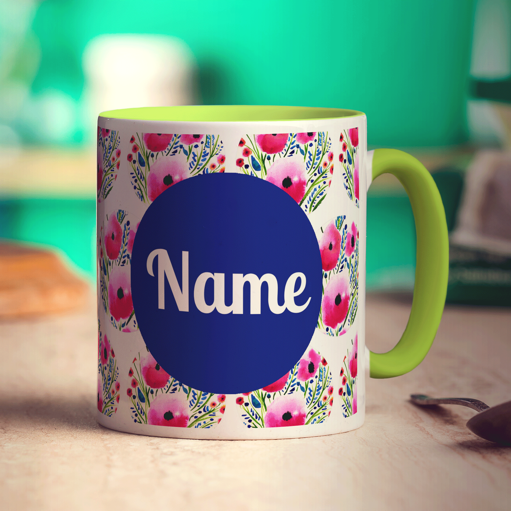 Poppy Name Mug by Jessica Peppin