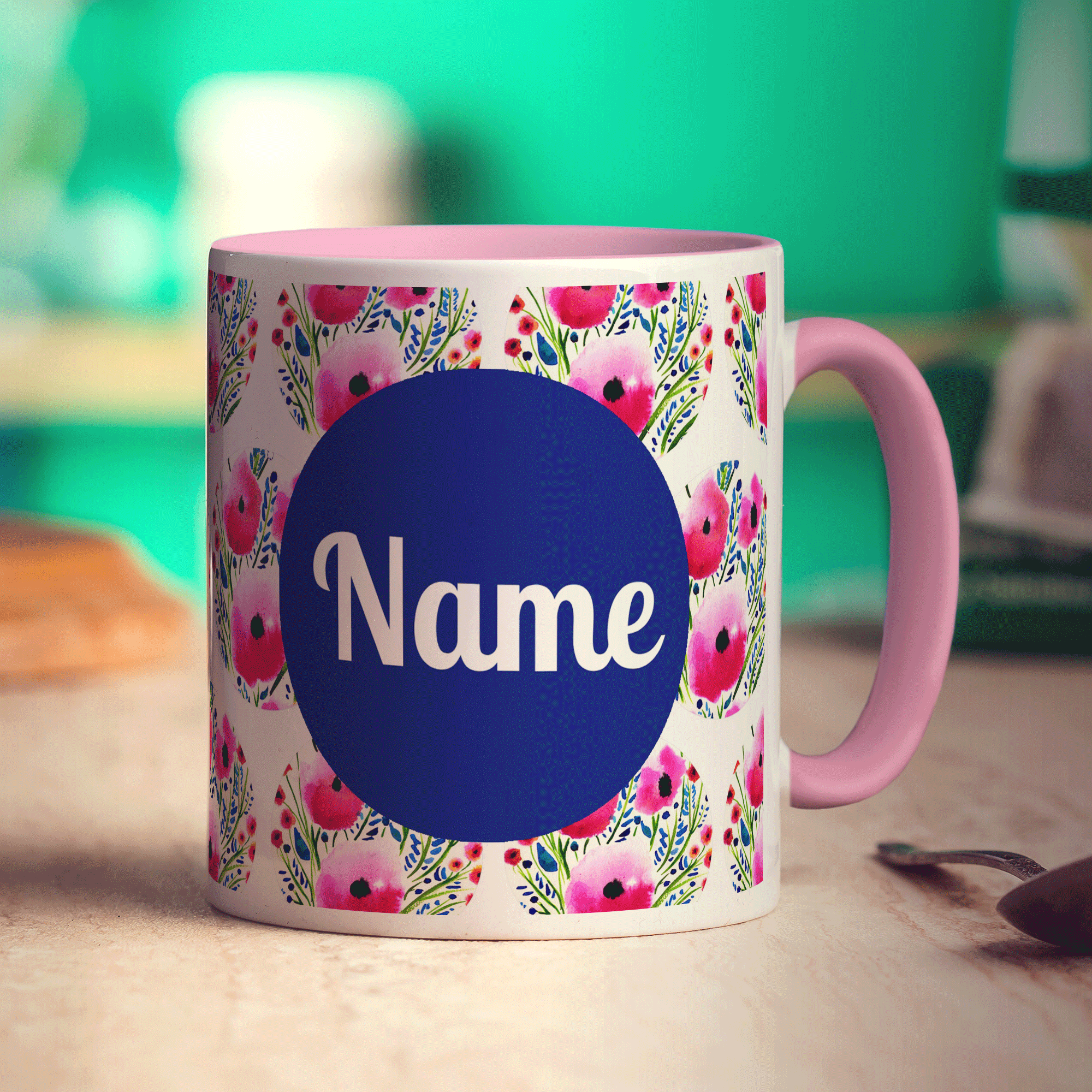 Poppy Name Mug by Jessica Peppin
