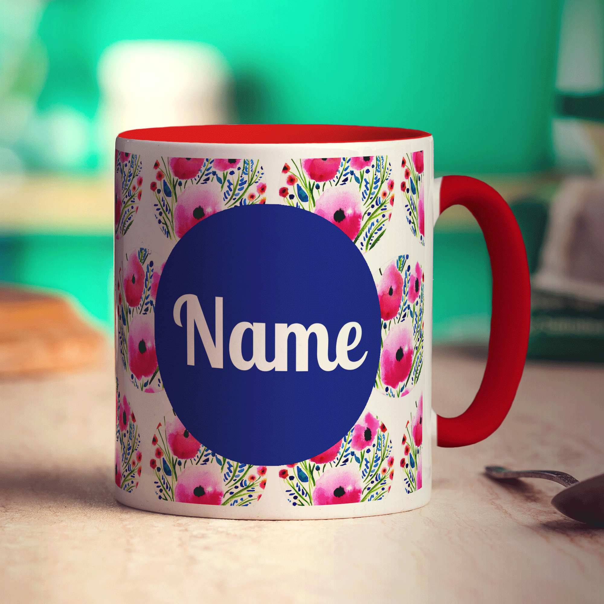 Poppy Name Mug by Jessica Peppin