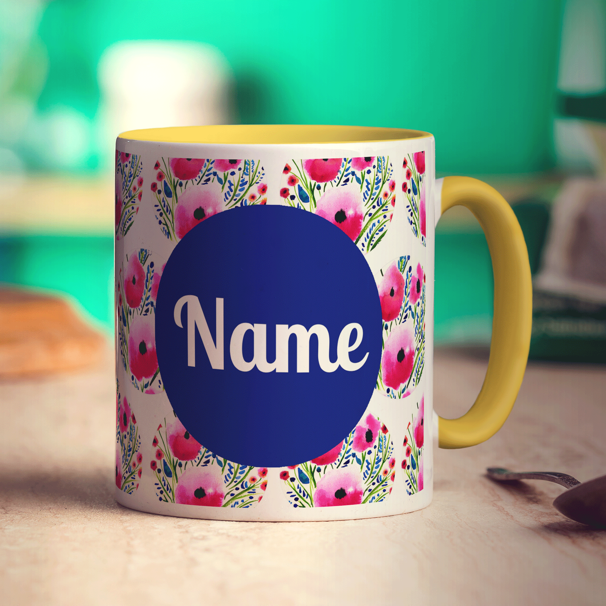 Poppy Name Mug by Jessica Peppin