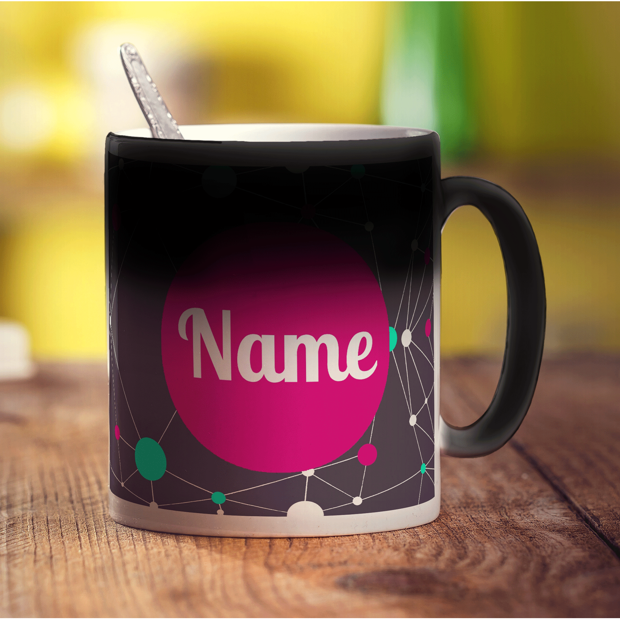 Geometric Mug by Jessica Peppin - Standard 330ml (11oz) / Magic Mug