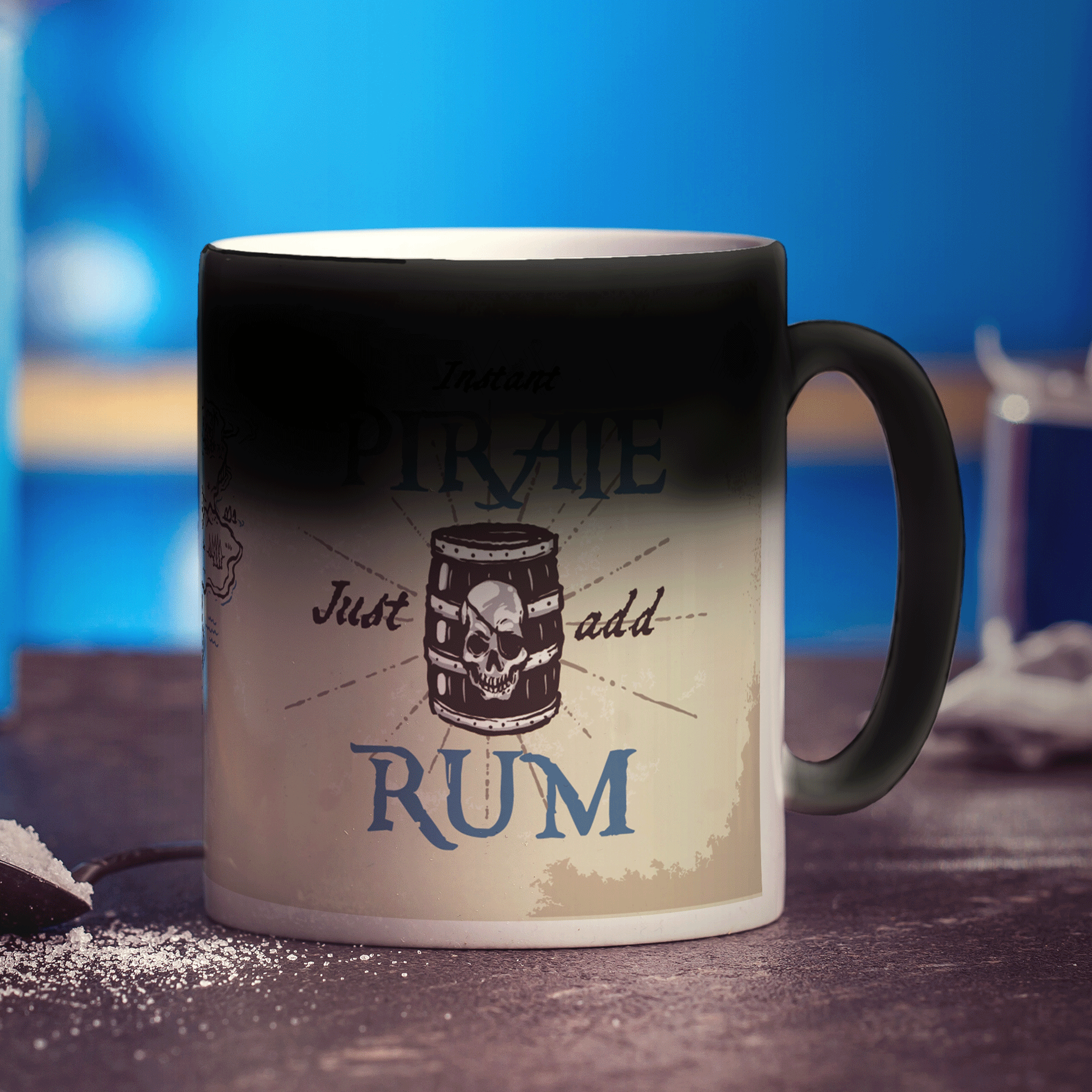 Instant Pirate Mug with Barrel Design - Standard 330ml (11oz) / Magic Mug