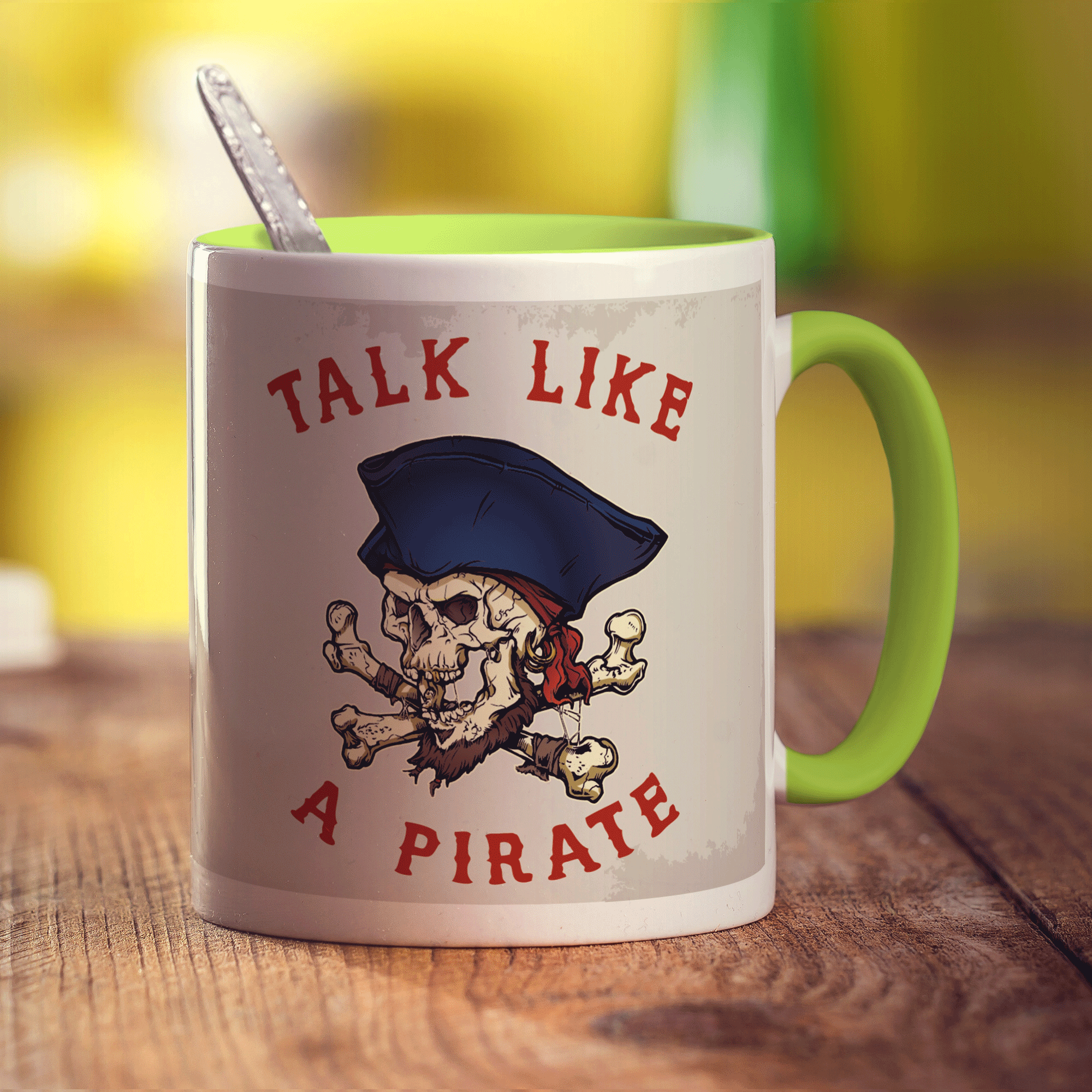 Talk Like a Pirate Mug - Standard 330ml (11oz) / Green