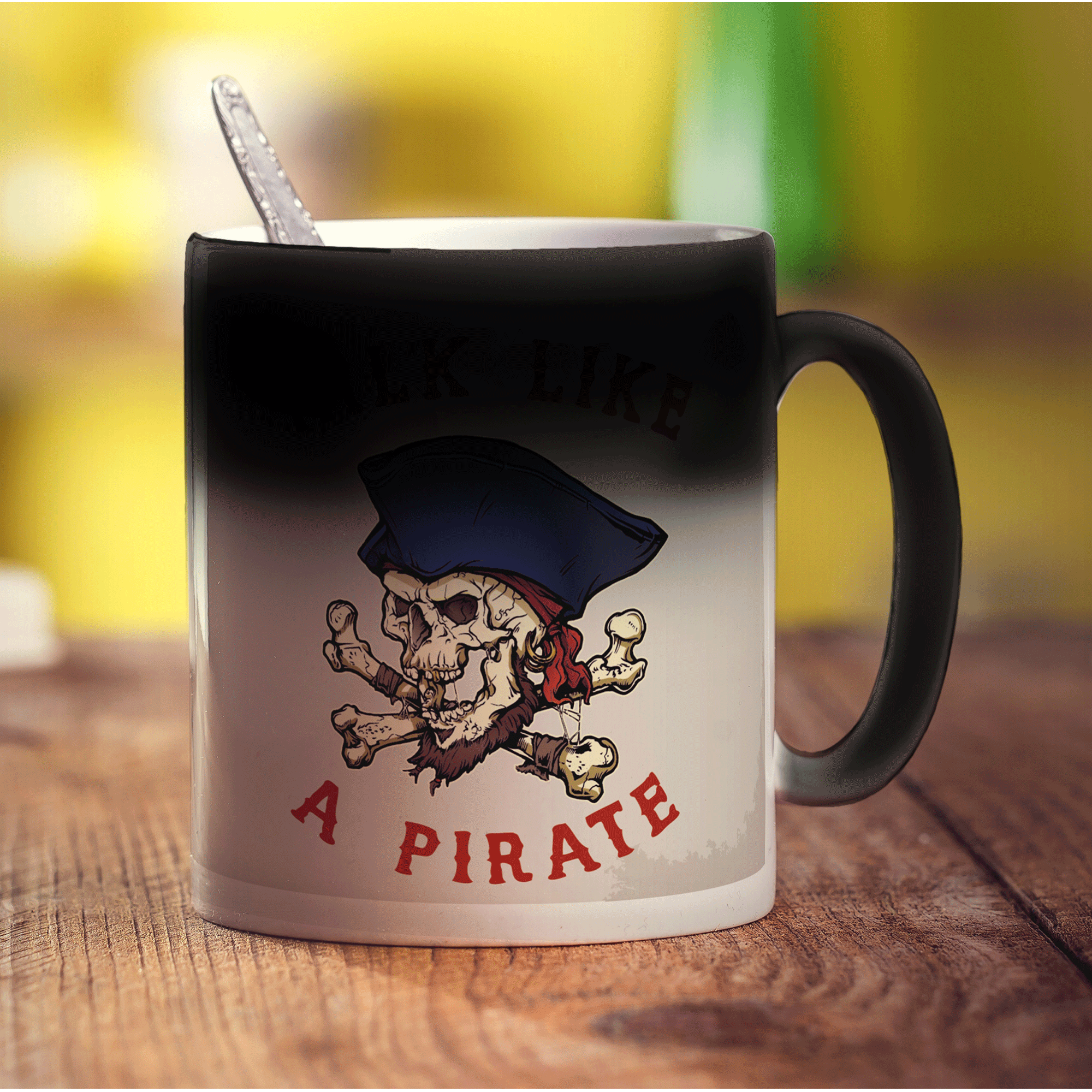 Talk Like a Pirate Mug - Standard 330ml (11oz) / Magic Mug