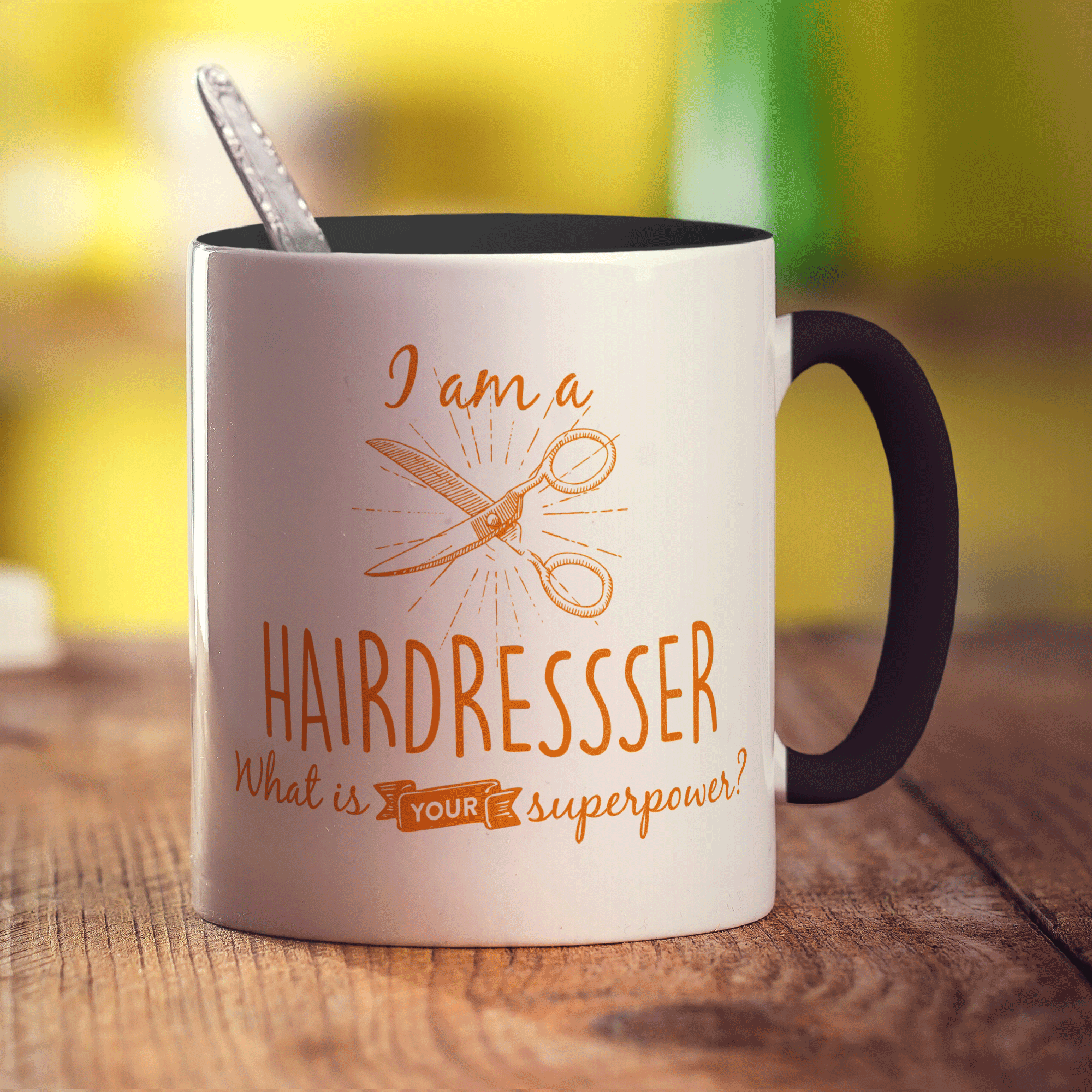 I'm a Hairdresser! What is your Superpower? - Standard 330ml (11oz) / Black