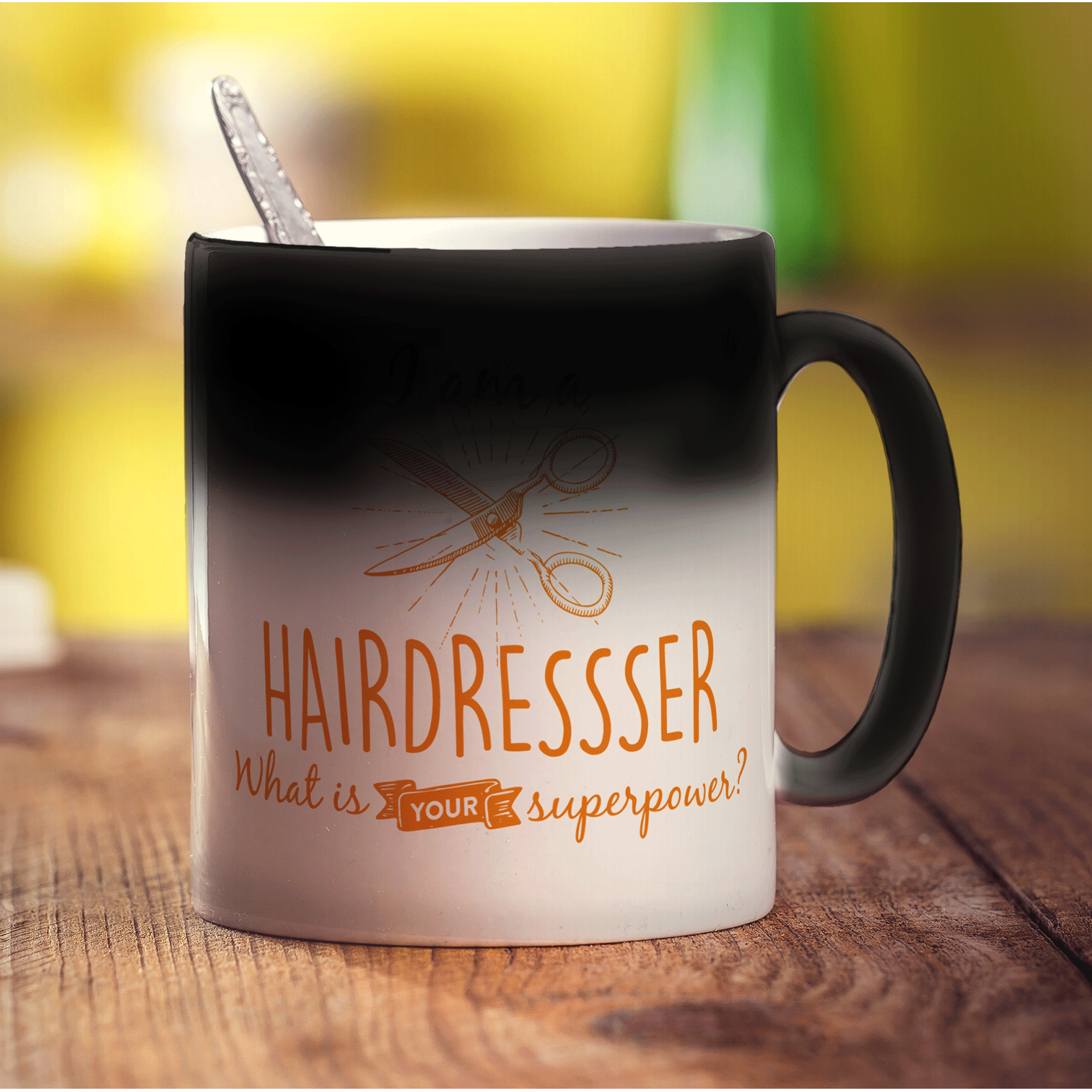 I'm a Hairdresser! What is your Superpower? - Standard 330ml (11oz) / Magic Mug