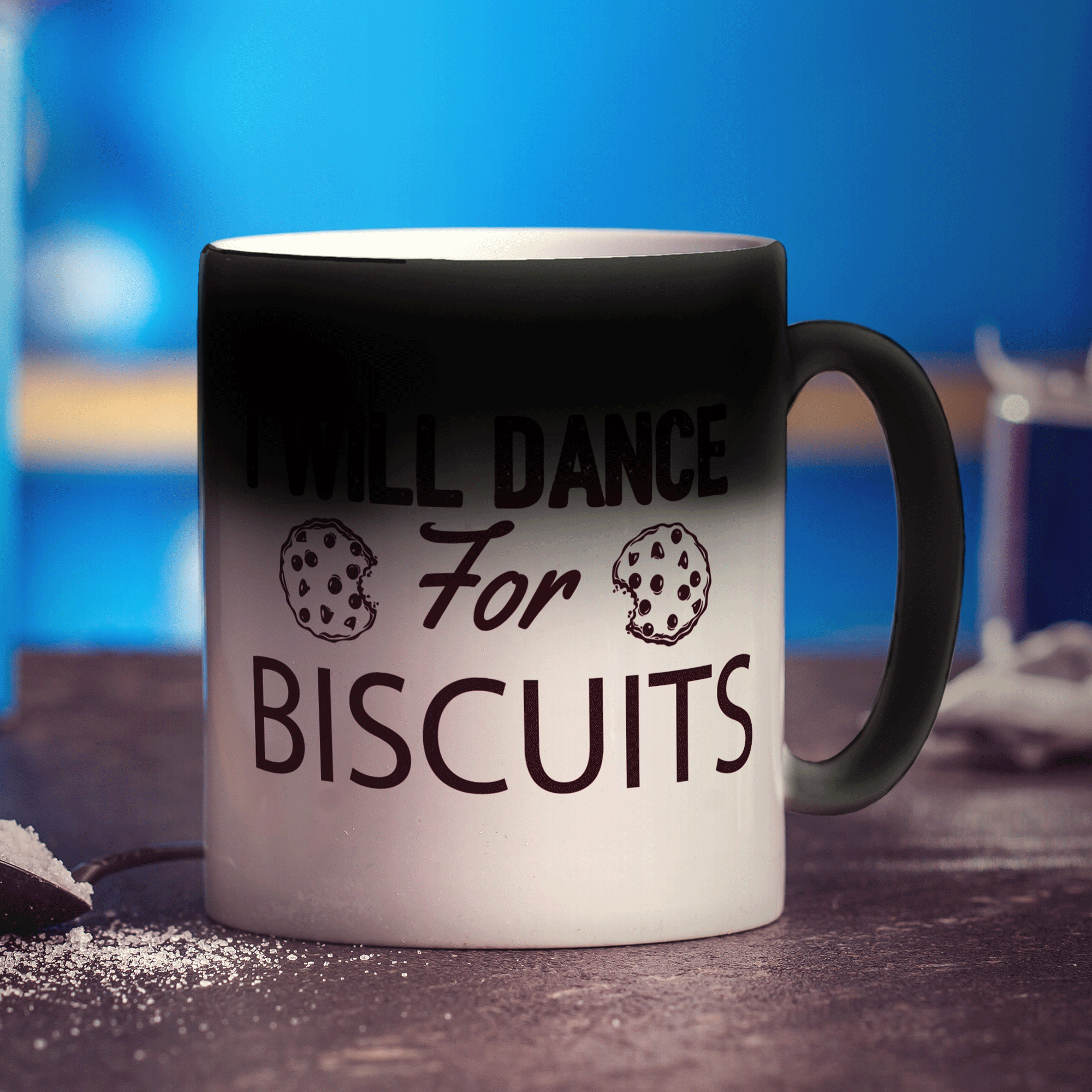 I Will Dance For Biscuits Mug - Standard 330ml (11oz) / Magic Mug