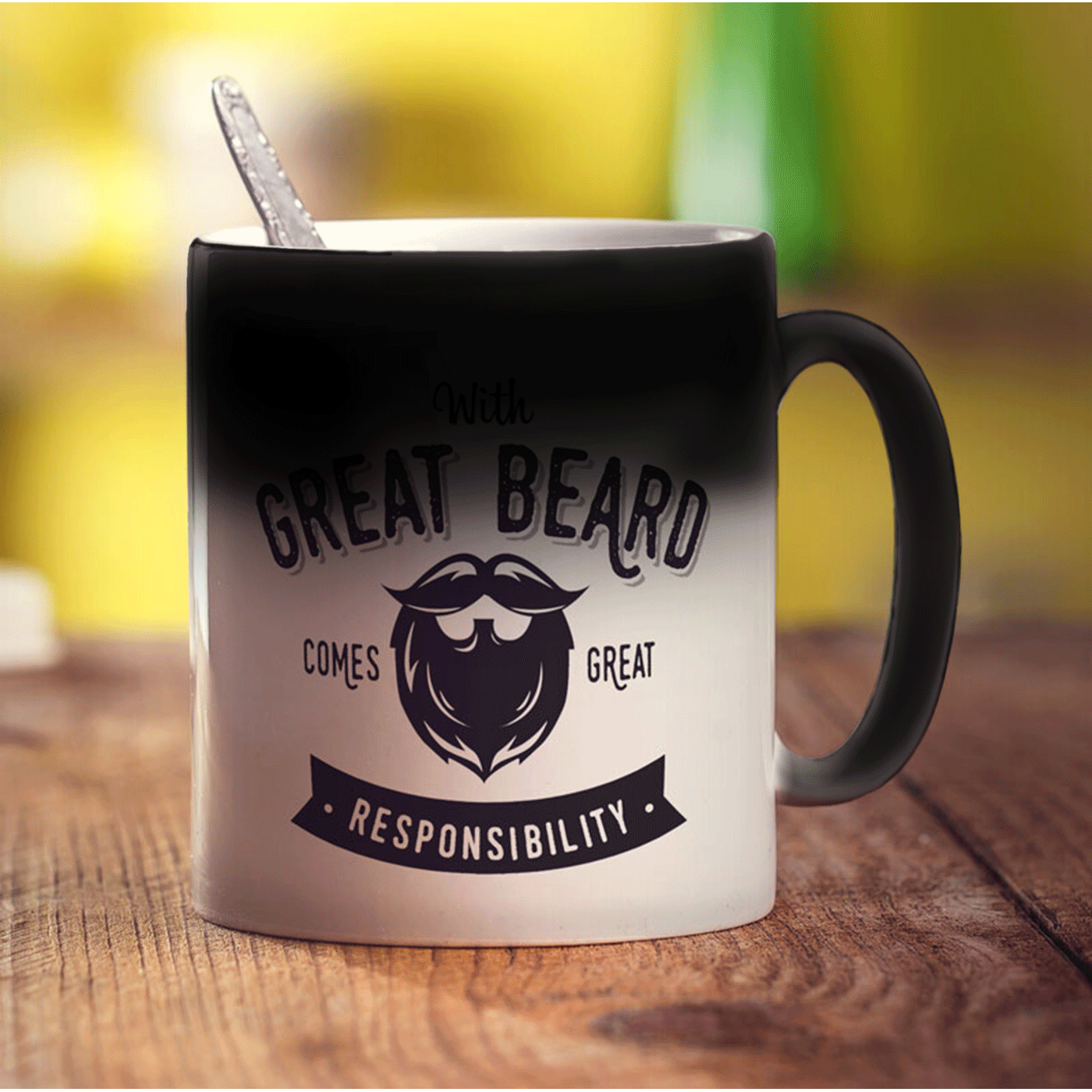 With Great Beard Comes Great Responsibility Mug
