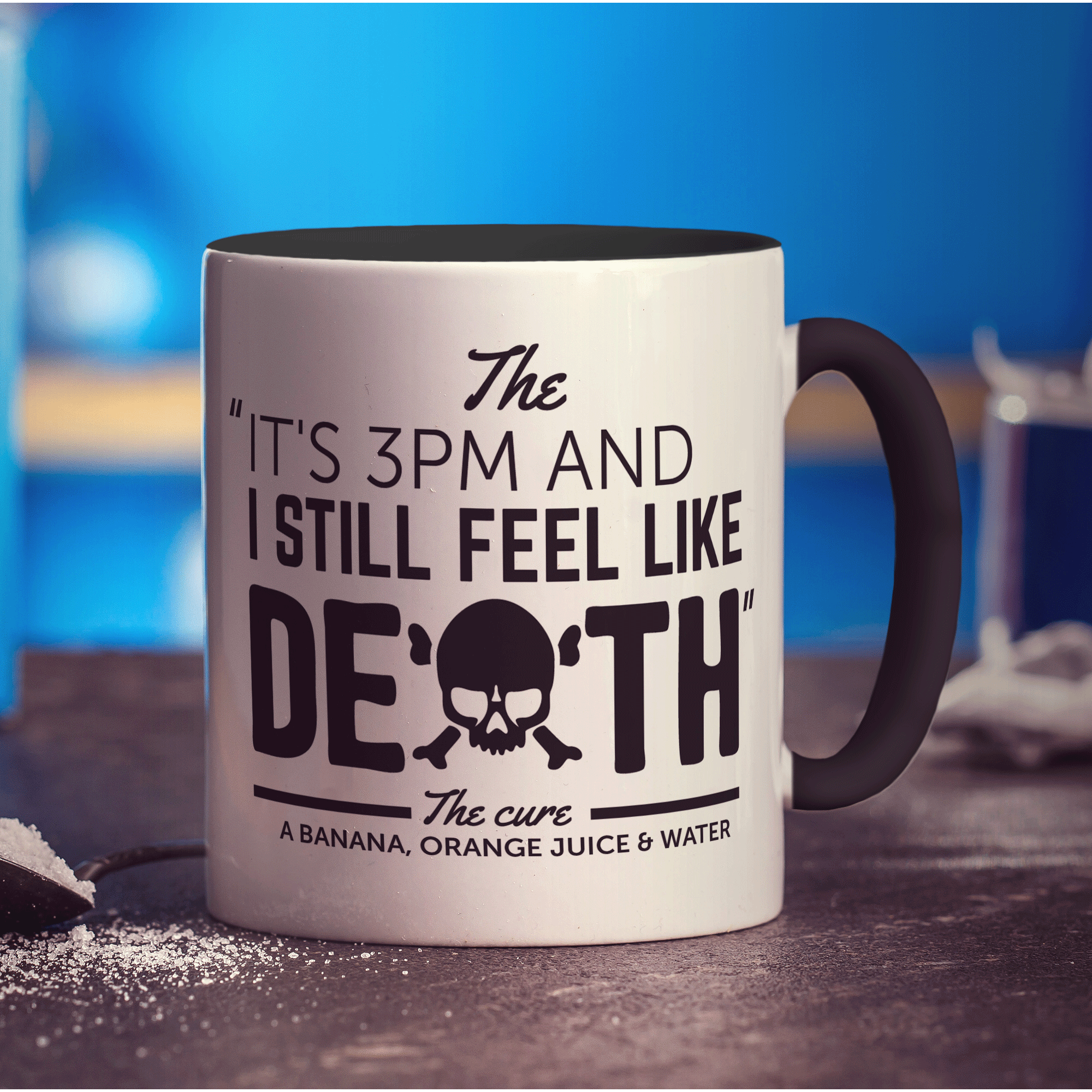 Feel Like Death Hangover Mug - Standard 330ml (11oz) / Black