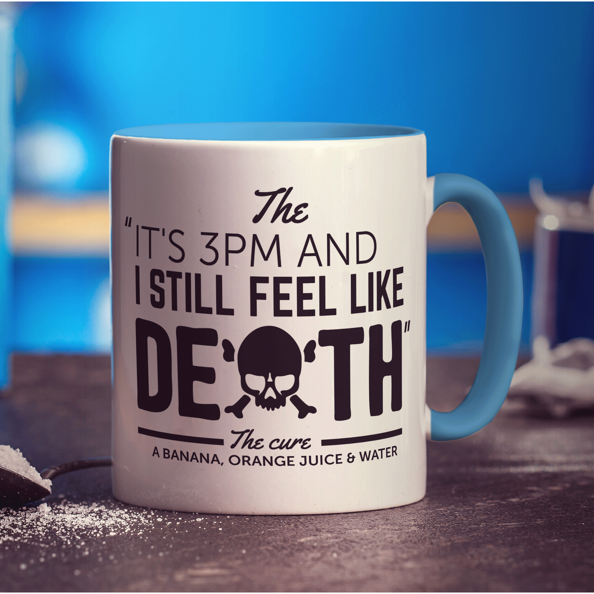 Feel Like Death Hangover Mug - Standard 330ml (11oz) / Blue