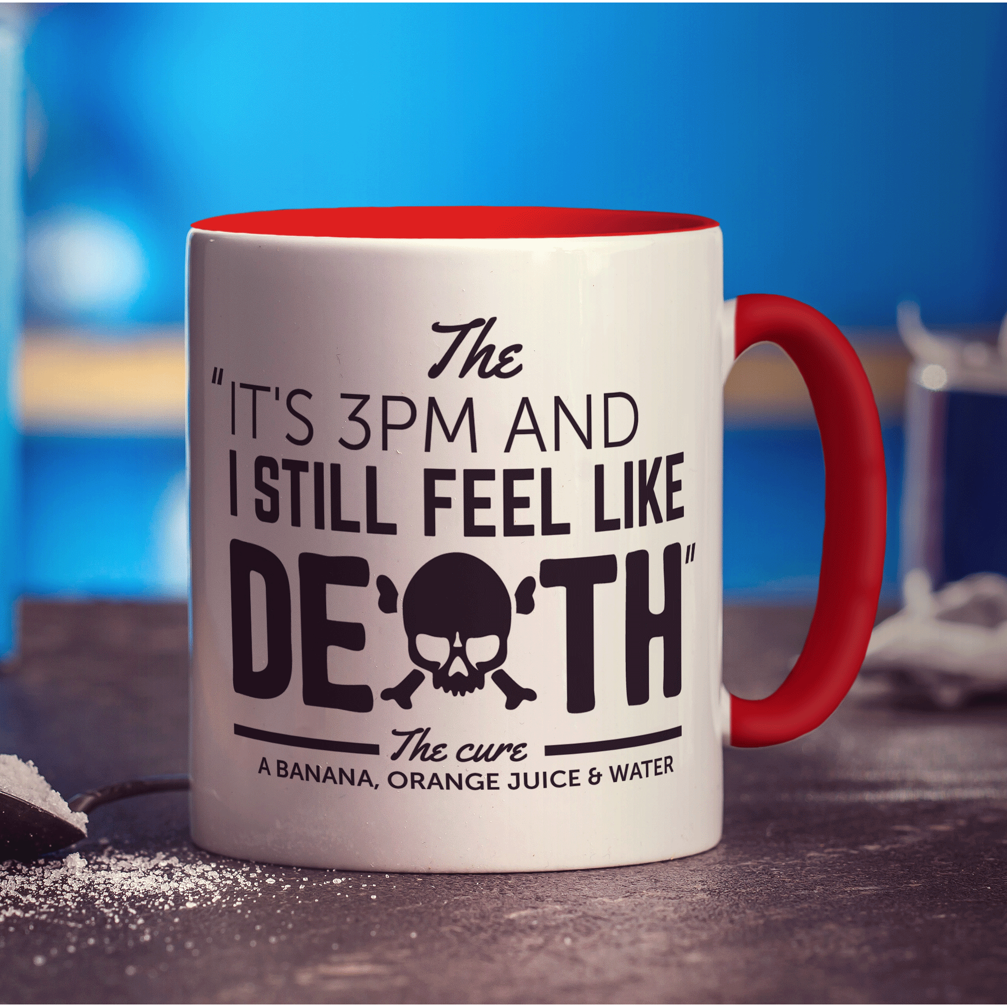 Feel Like Death Hangover Mug - Standard 330ml (11oz) / Red