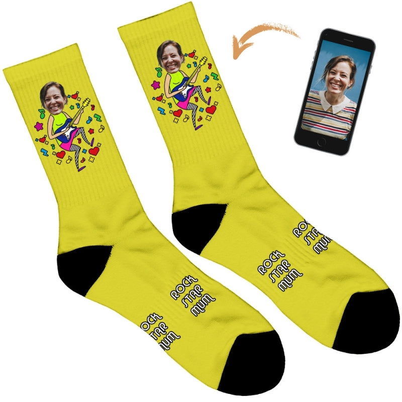 Rock Star Mum Socks