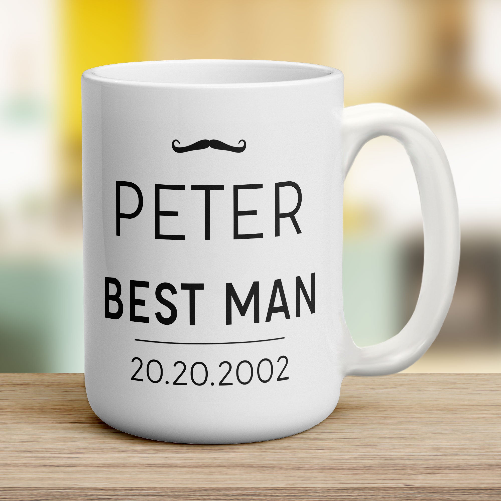 Best Man Photo Mug