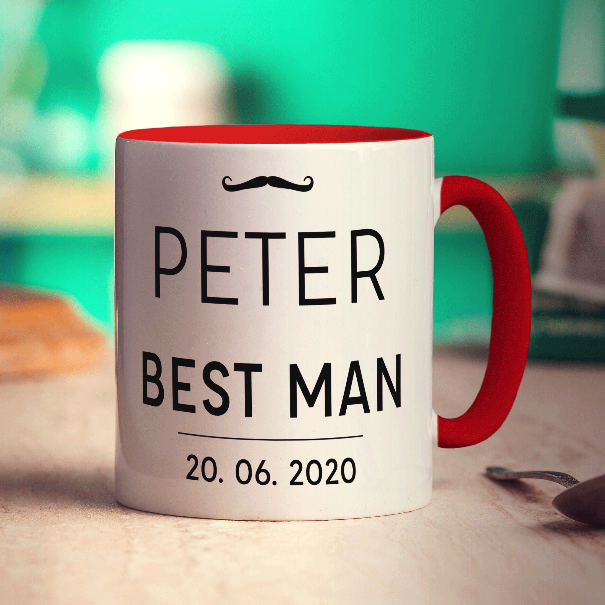 Best Man Photo Mug