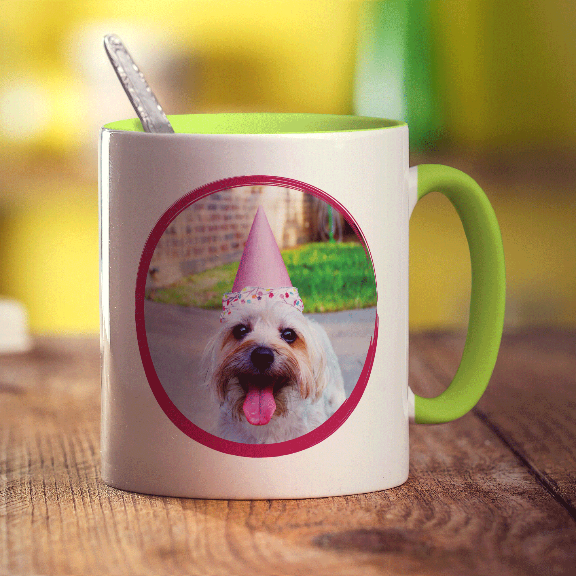Happy Birthday Photo Mug