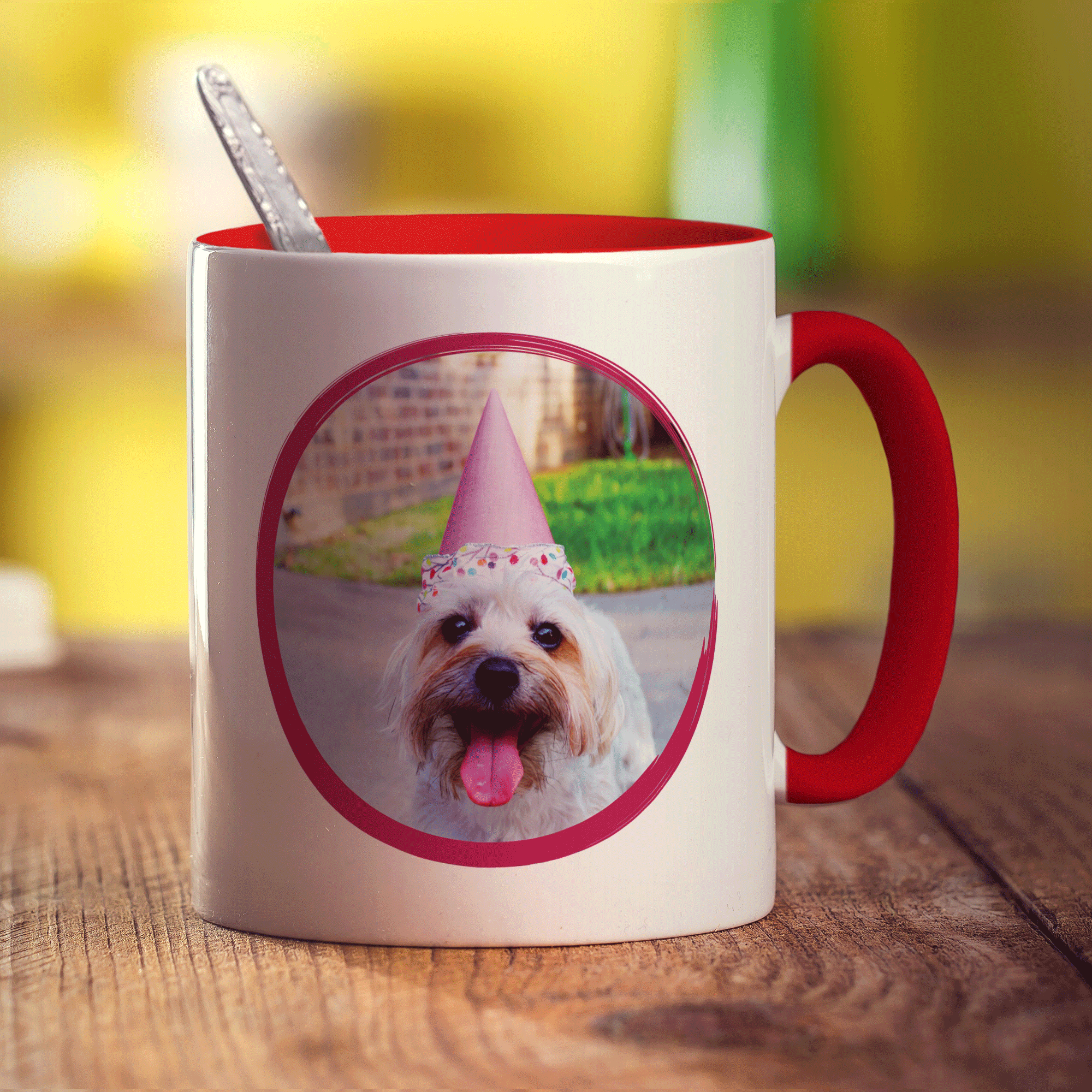 Happy Birthday Photo Mug