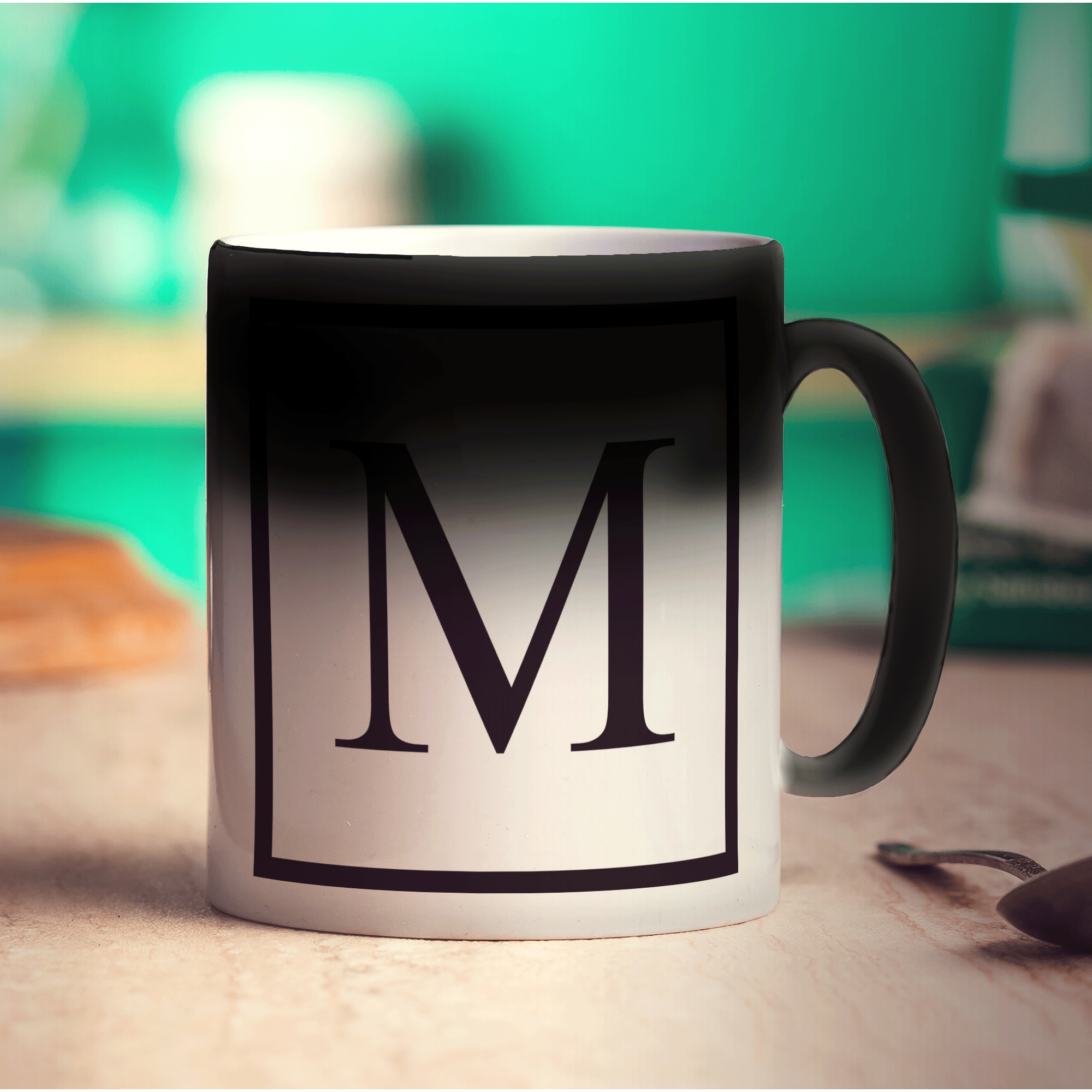 Monogram Initial Mug - Standard 330ml (11oz) / Magic Mug
