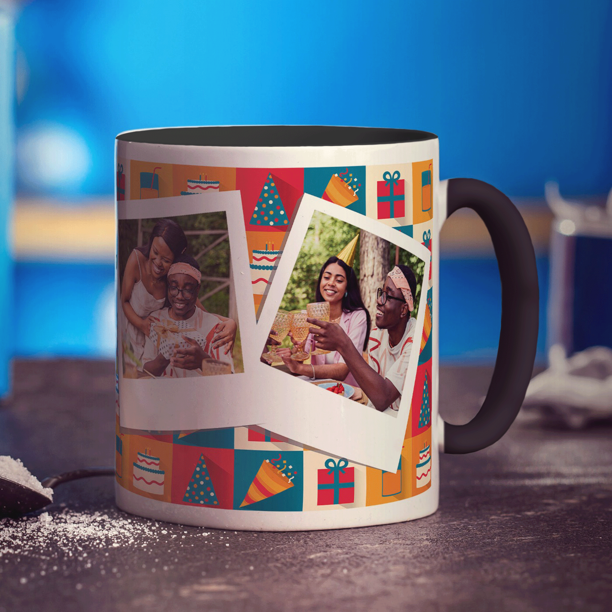 Birthday Polaroid Photo Mug