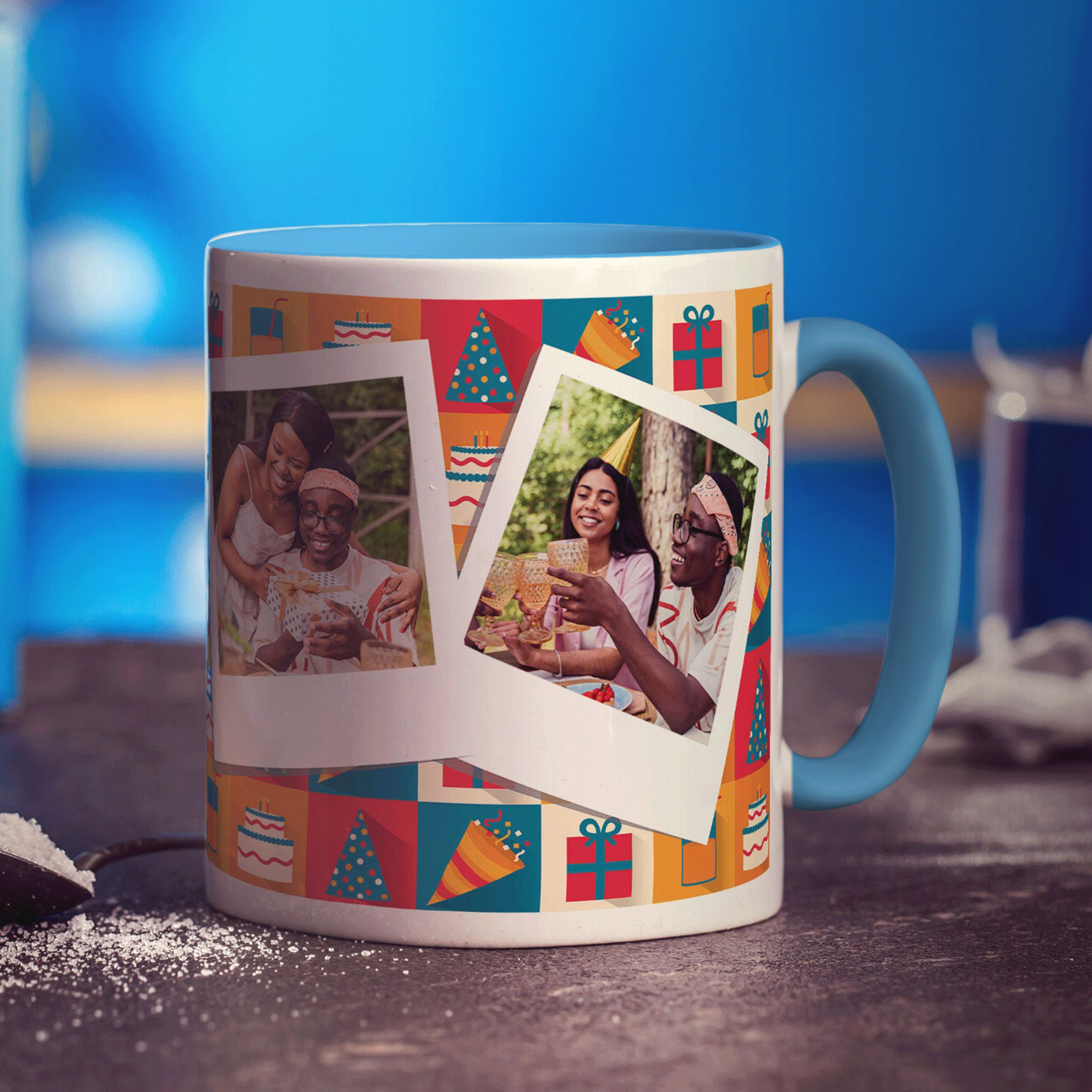 Birthday Polaroid Photo Mug