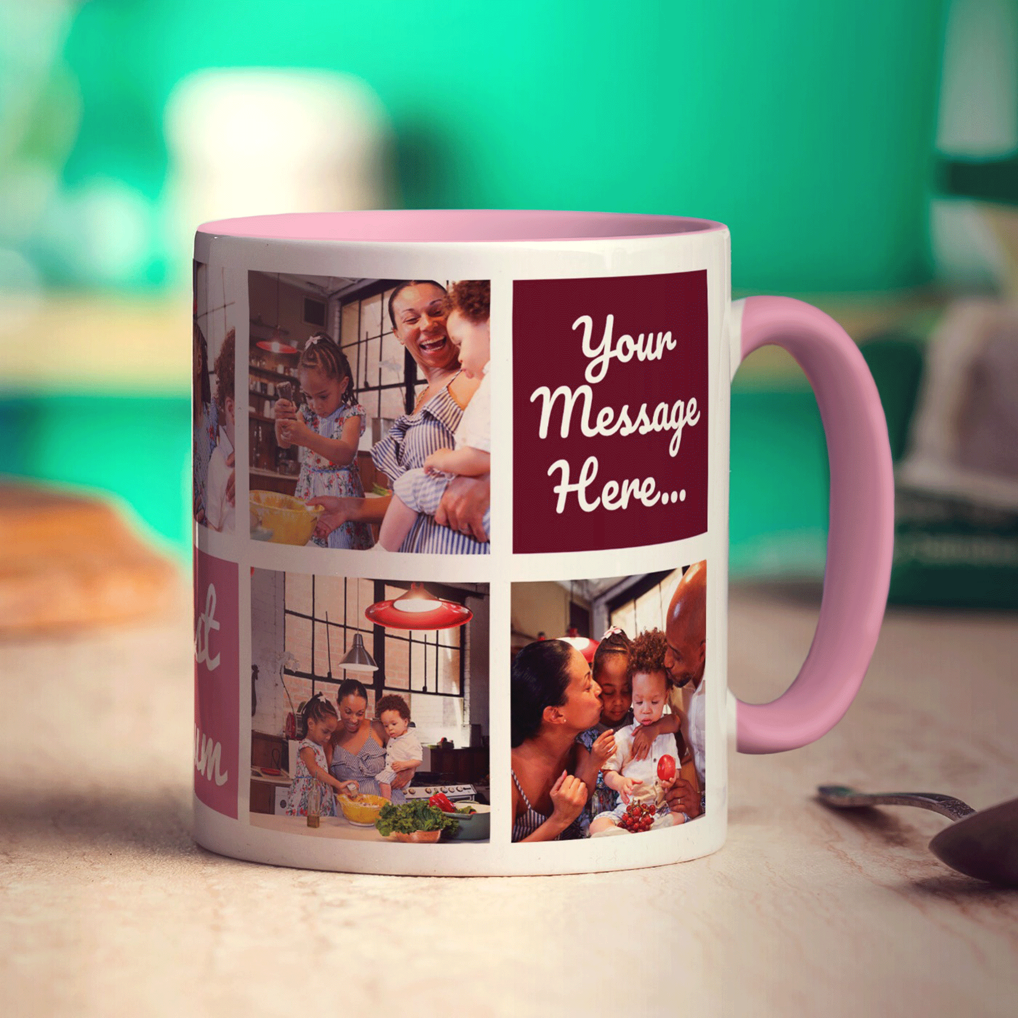 Best Mum Collage Mug with 7 Photos