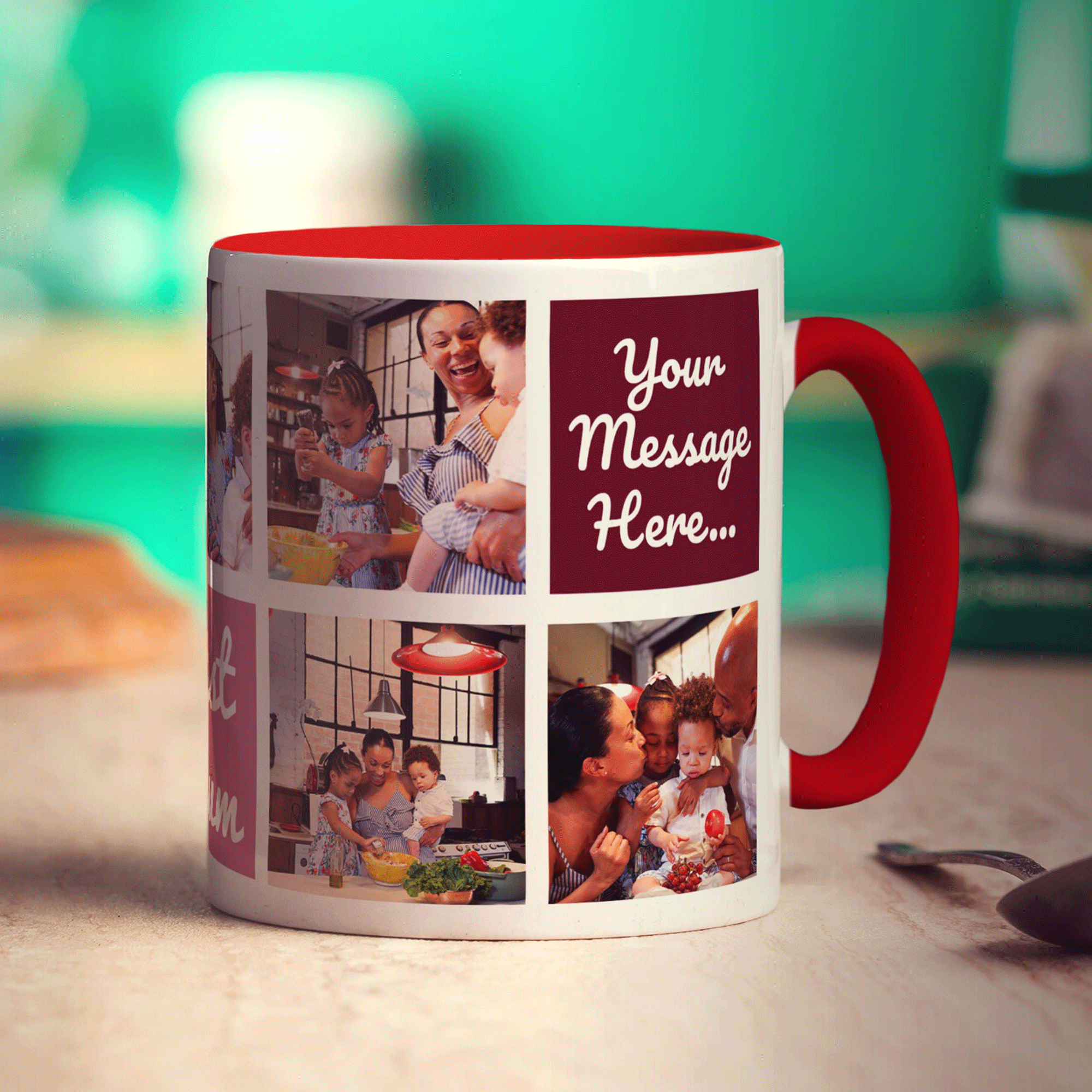 Best Mum Collage Mug with 7 Photos