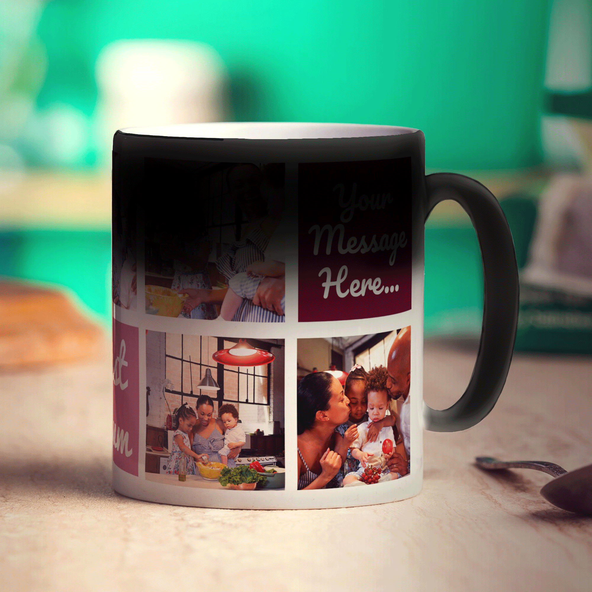 Best Mum Collage Mug with 7 Photos